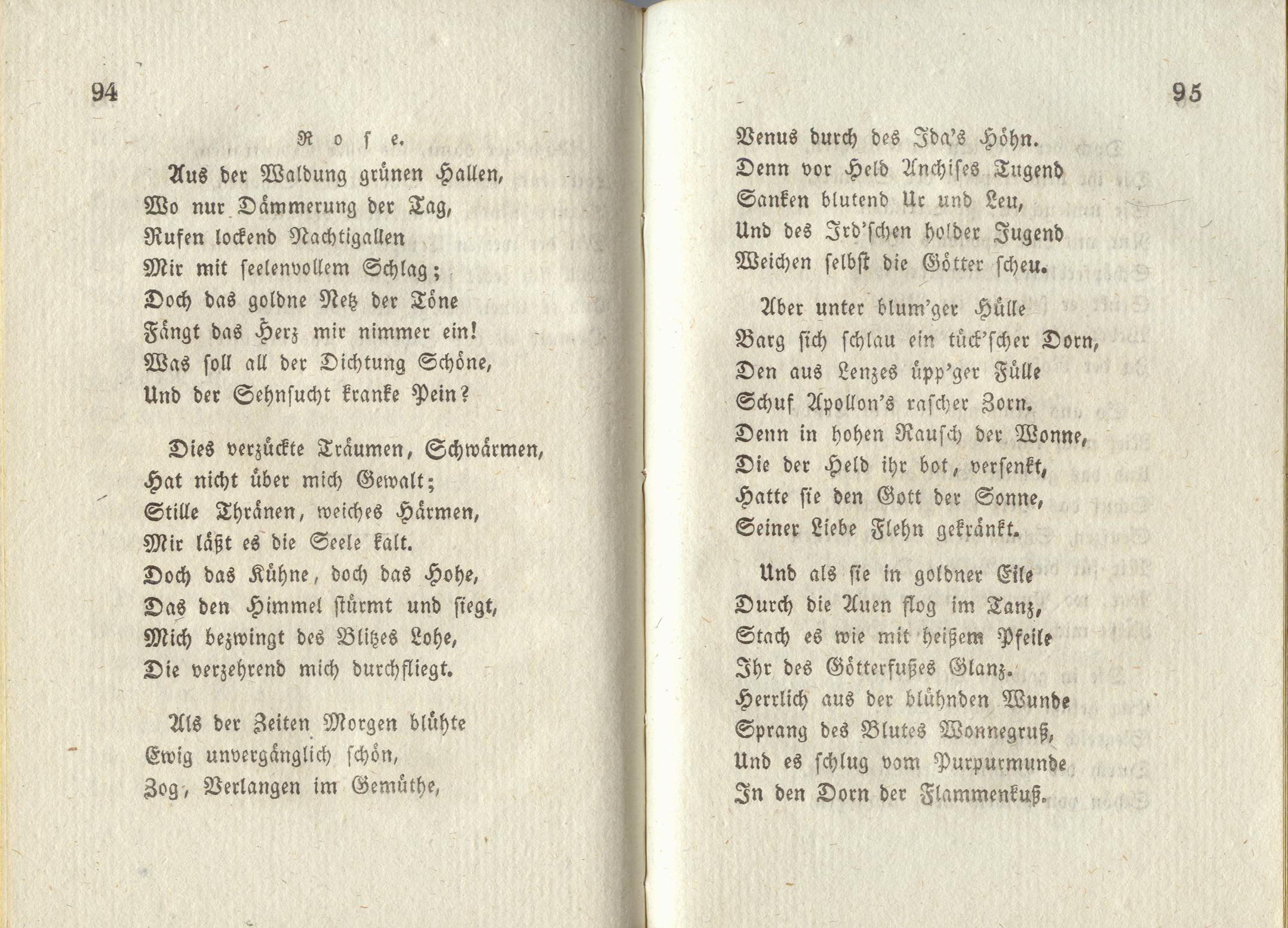 Inländischer Dichtergarten [2] (1830) | 55. (94-95) Haupttext