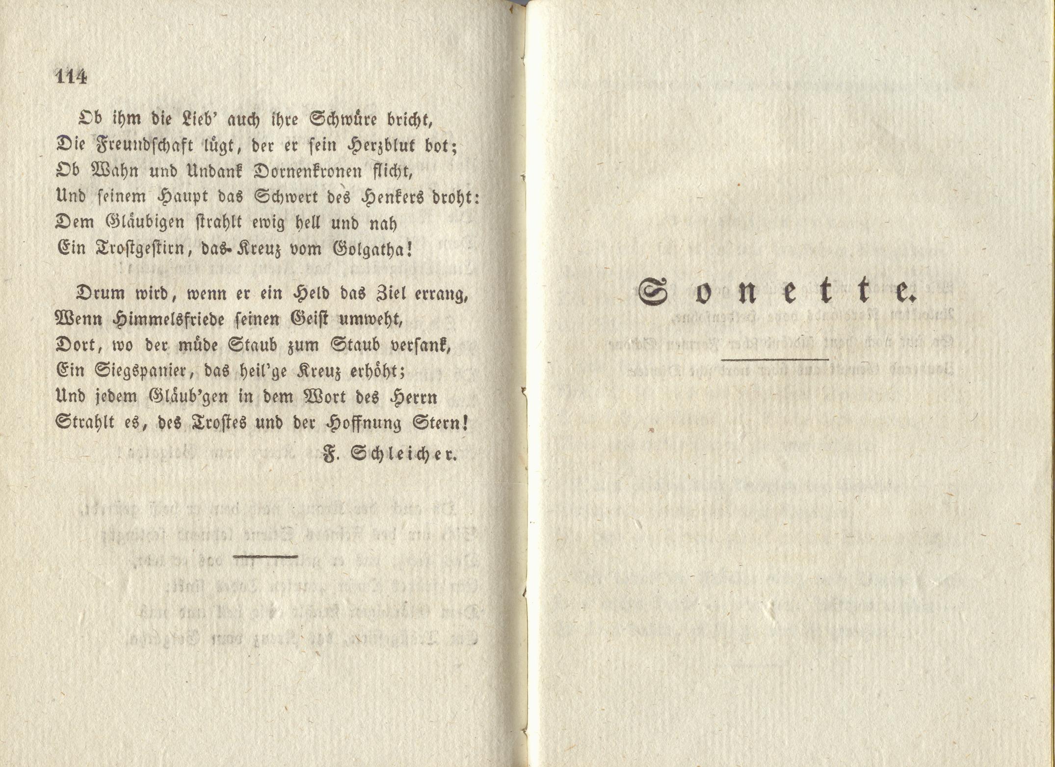 Das Trostgestirn (1830) | 2. (114-115) Haupttext
