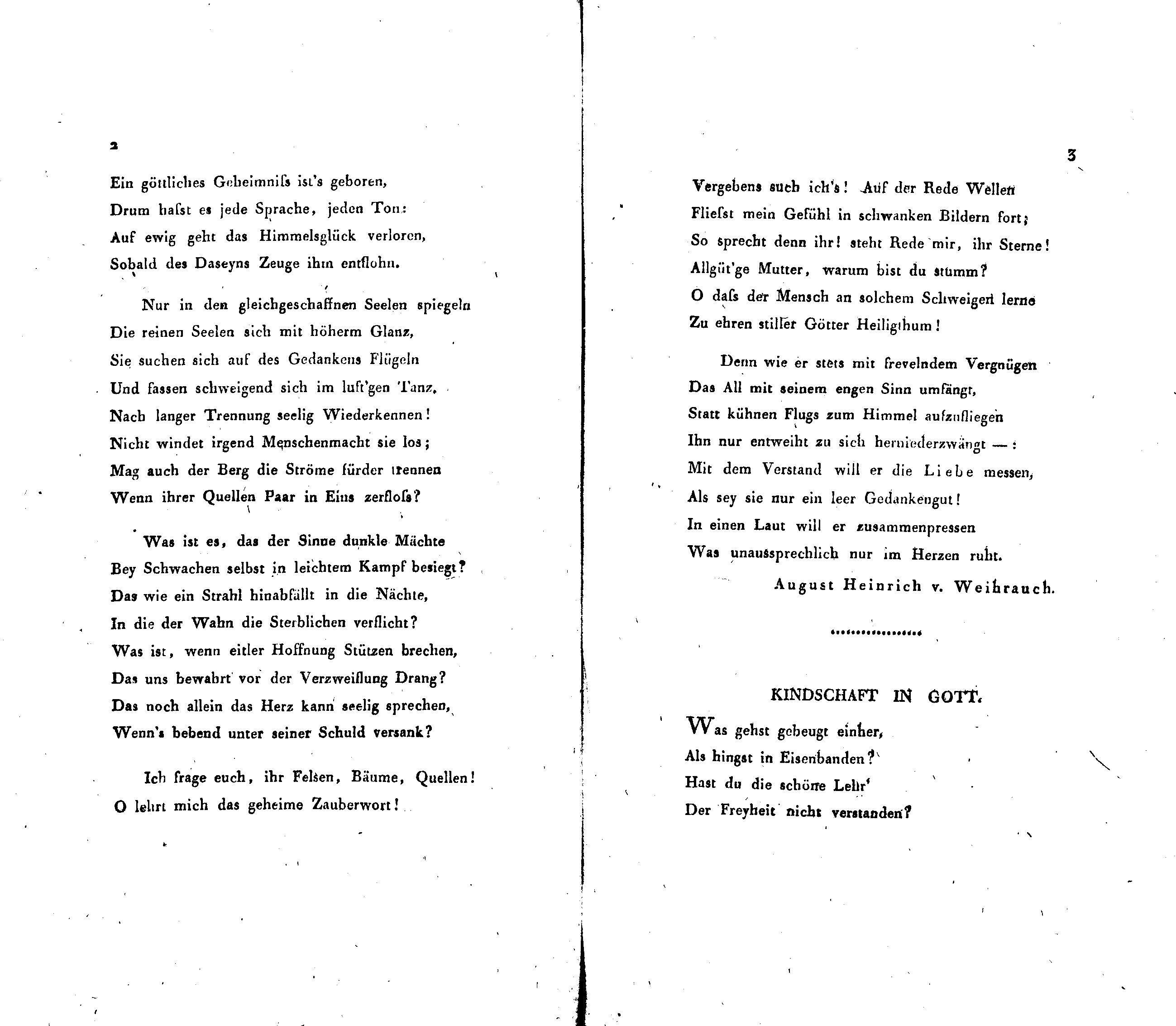 Kindschaft in Gott (1820) | 1. (2-3) Основной текст