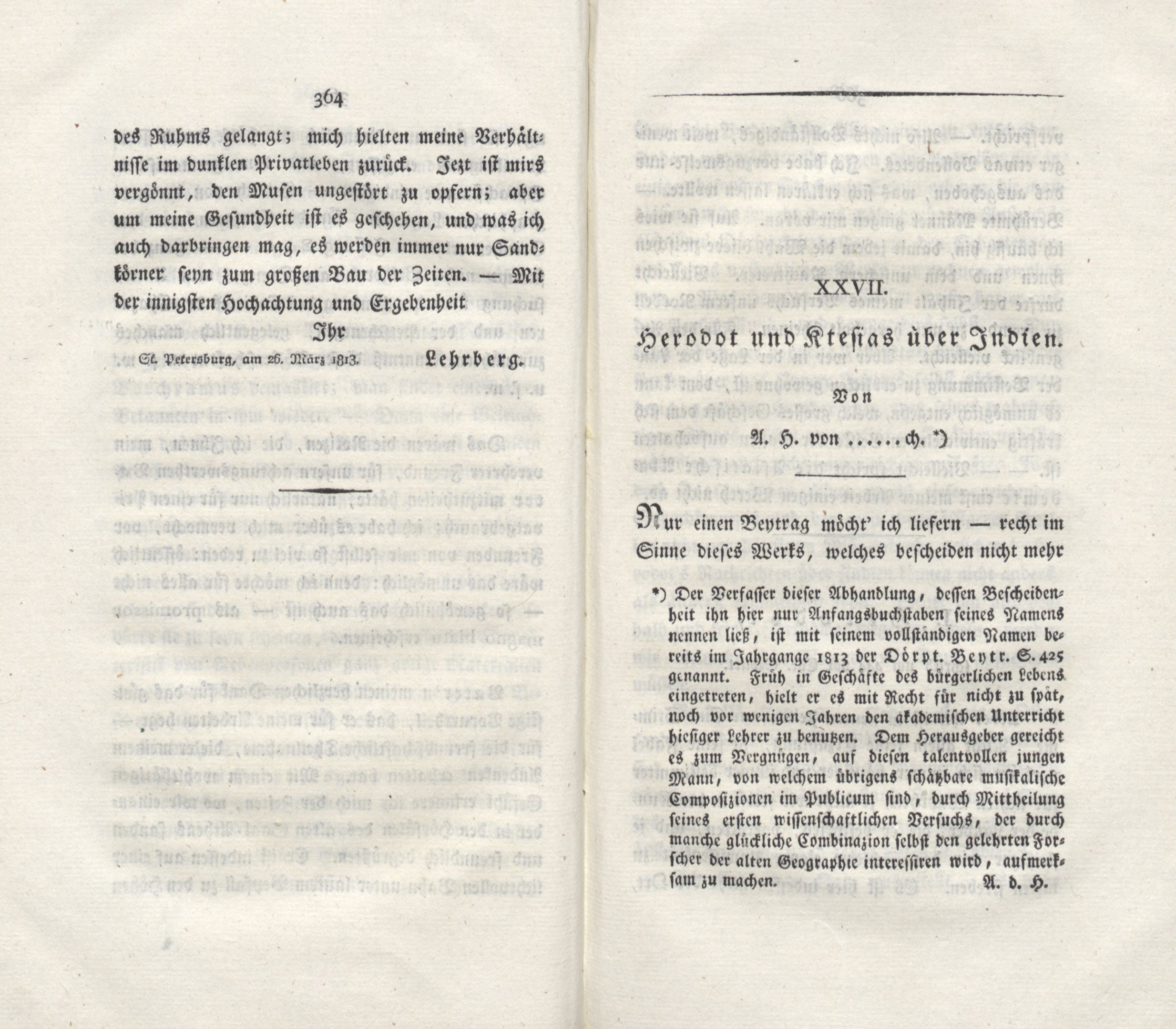 Herodot und Ktesias über Indien (1815) | 1. (364-365) Haupttext