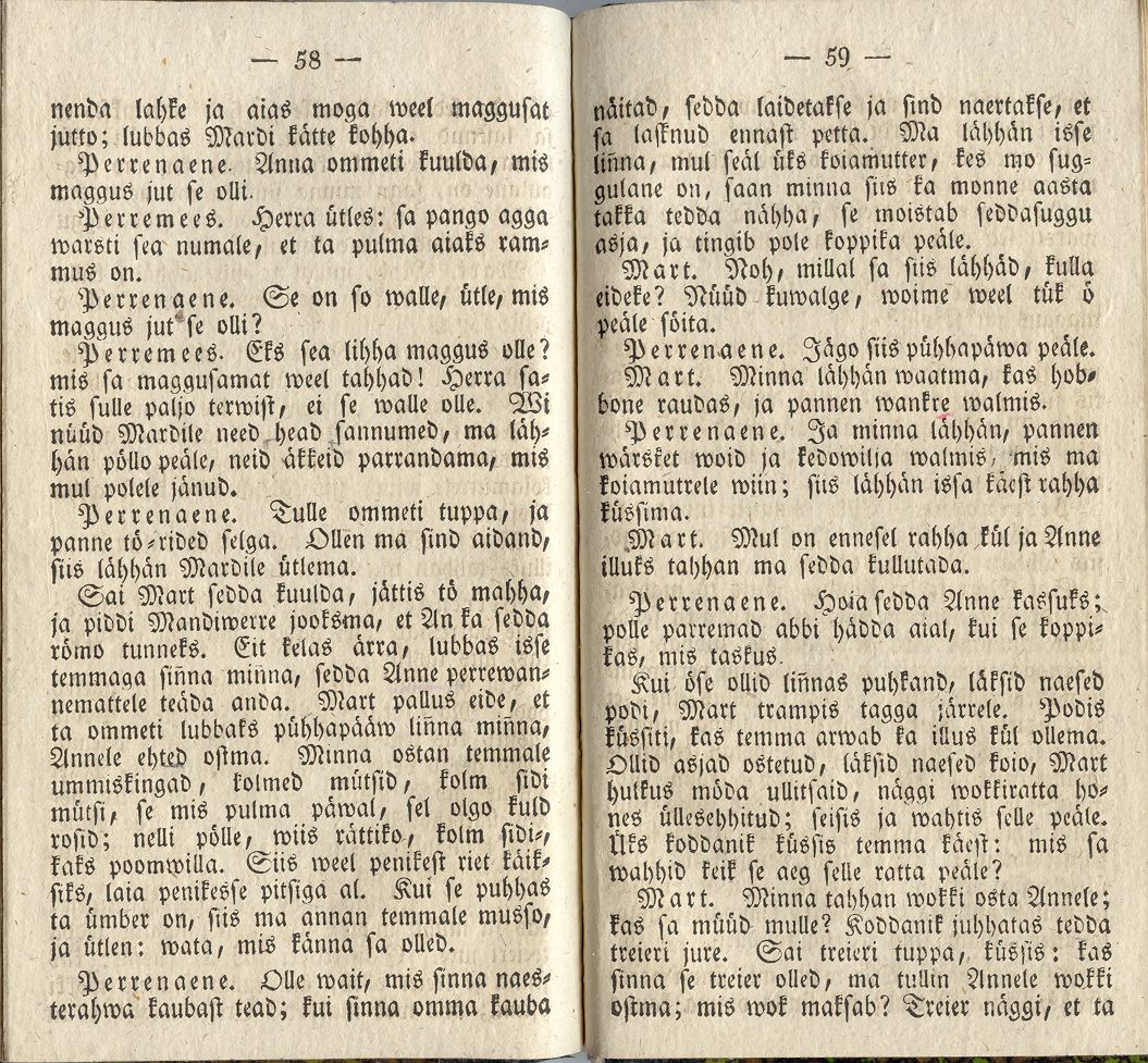 Aiawite peergo walgussel (1838) | 30. (58-59) Haupttext