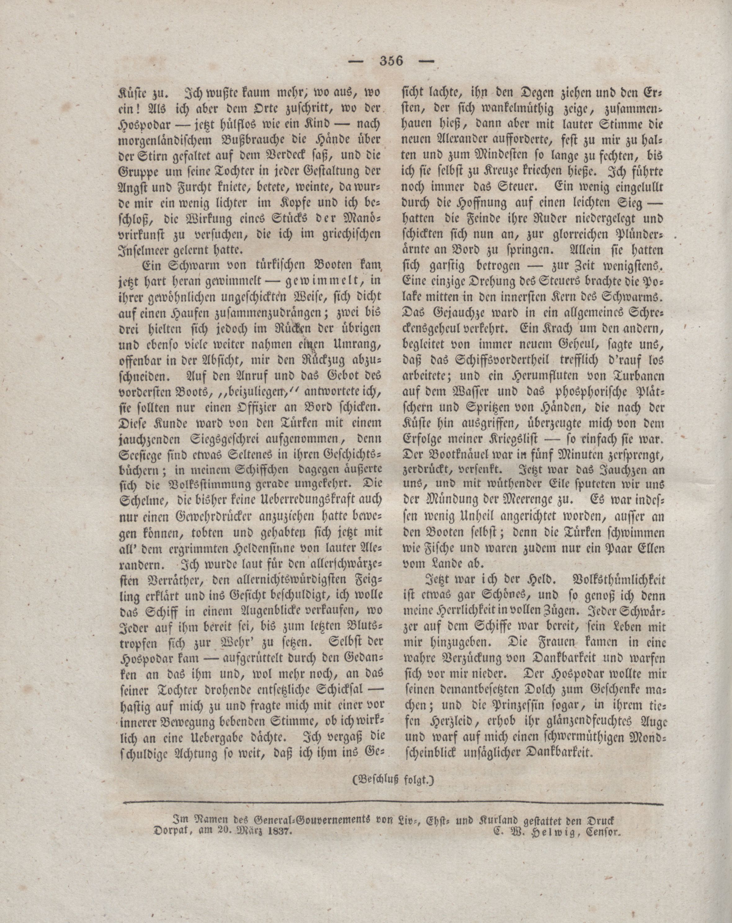 Der Refraktor [1837] (1837) | 72. (356) Haupttext
