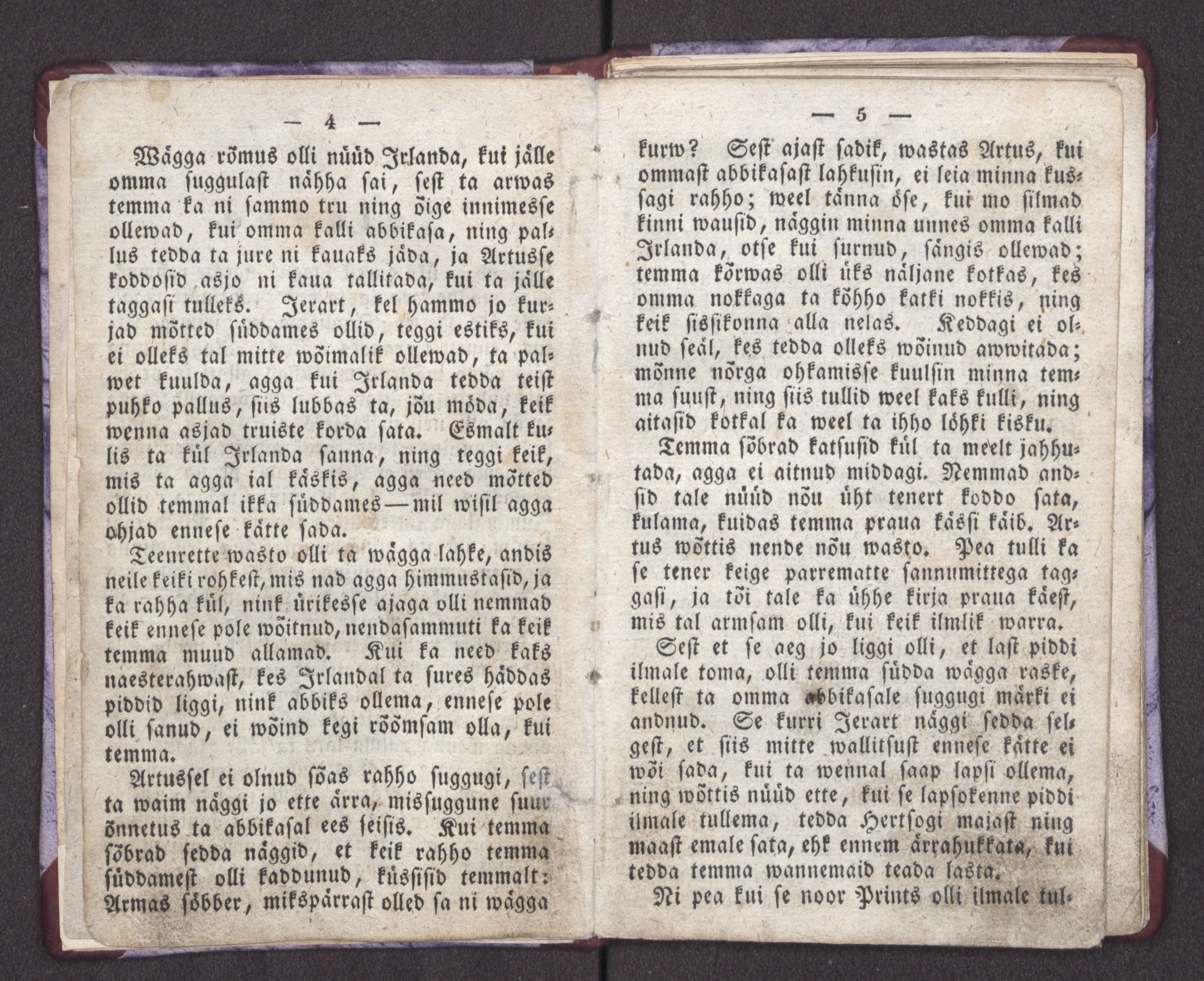 Irlanda, ehk puhta ello wõit (1844) | 3. (4-5) Основной текст