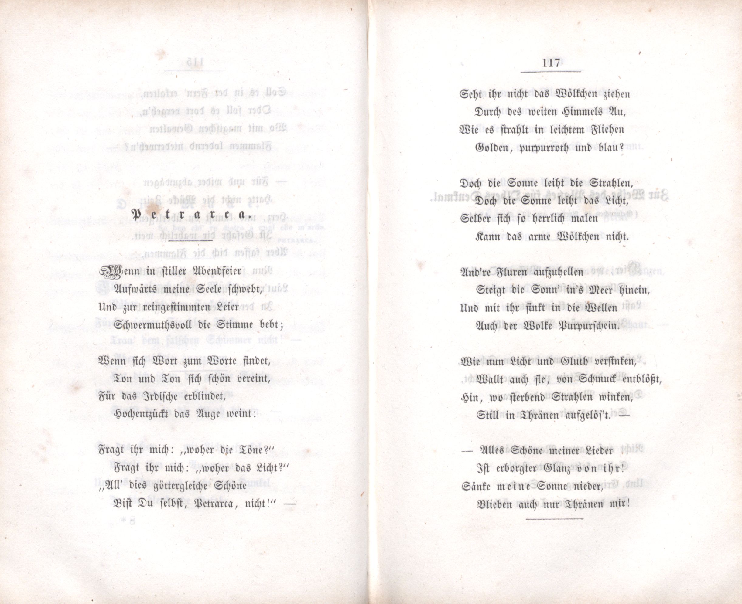 Gedichte (1848) | 64. (116-117) Põhitekst
