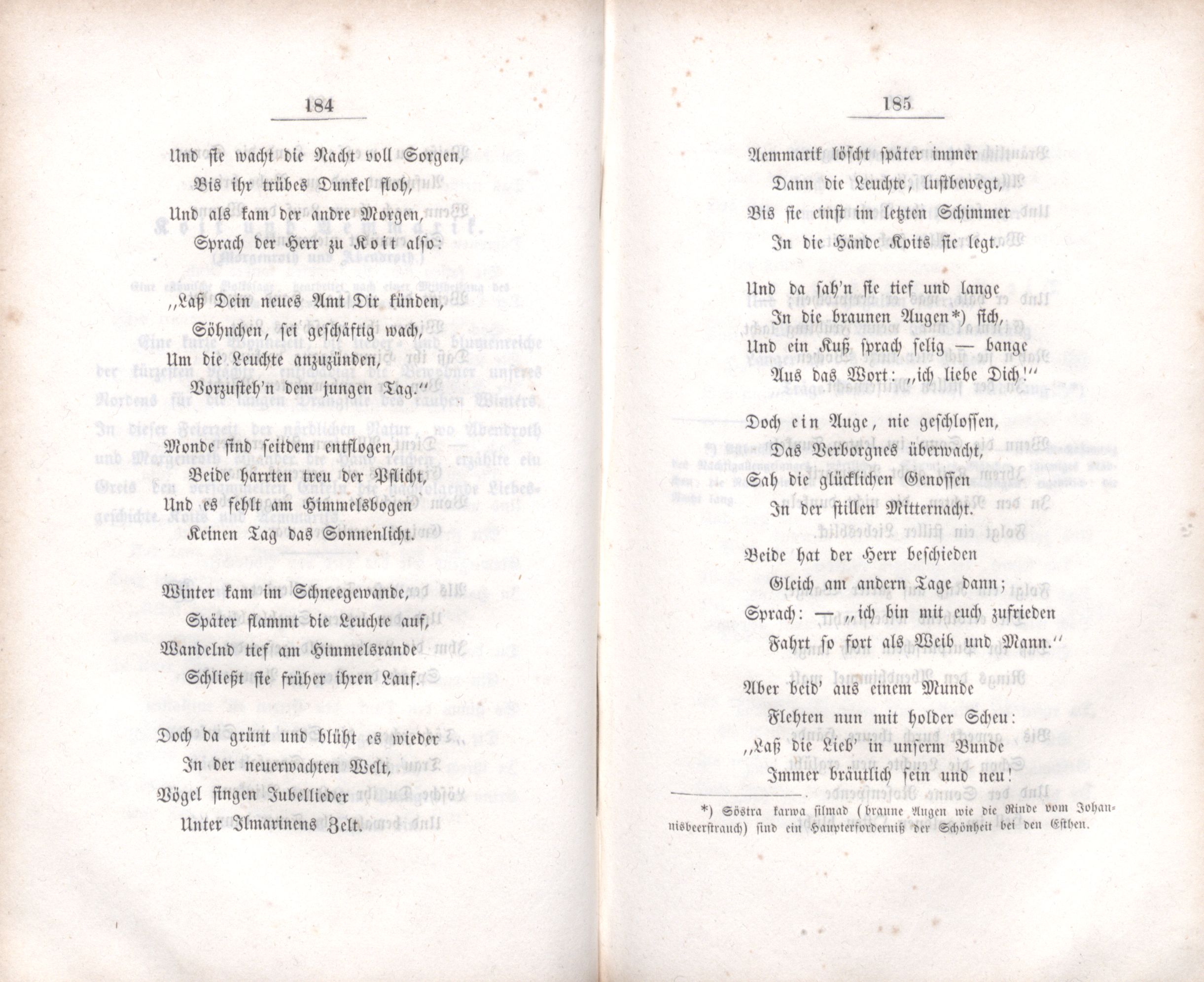 Gedichte (1848) | 98. (184-185) Põhitekst