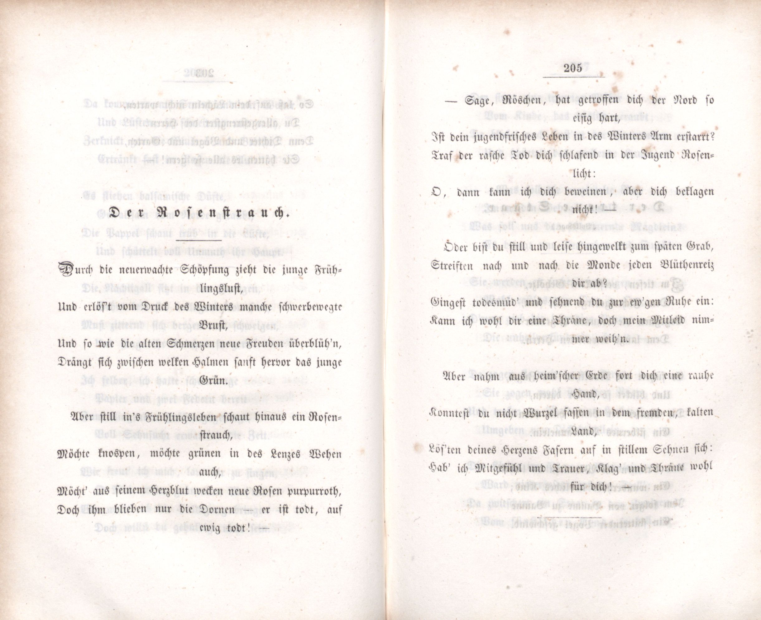 Gedichte (1848) | 108. (204-205) Põhitekst