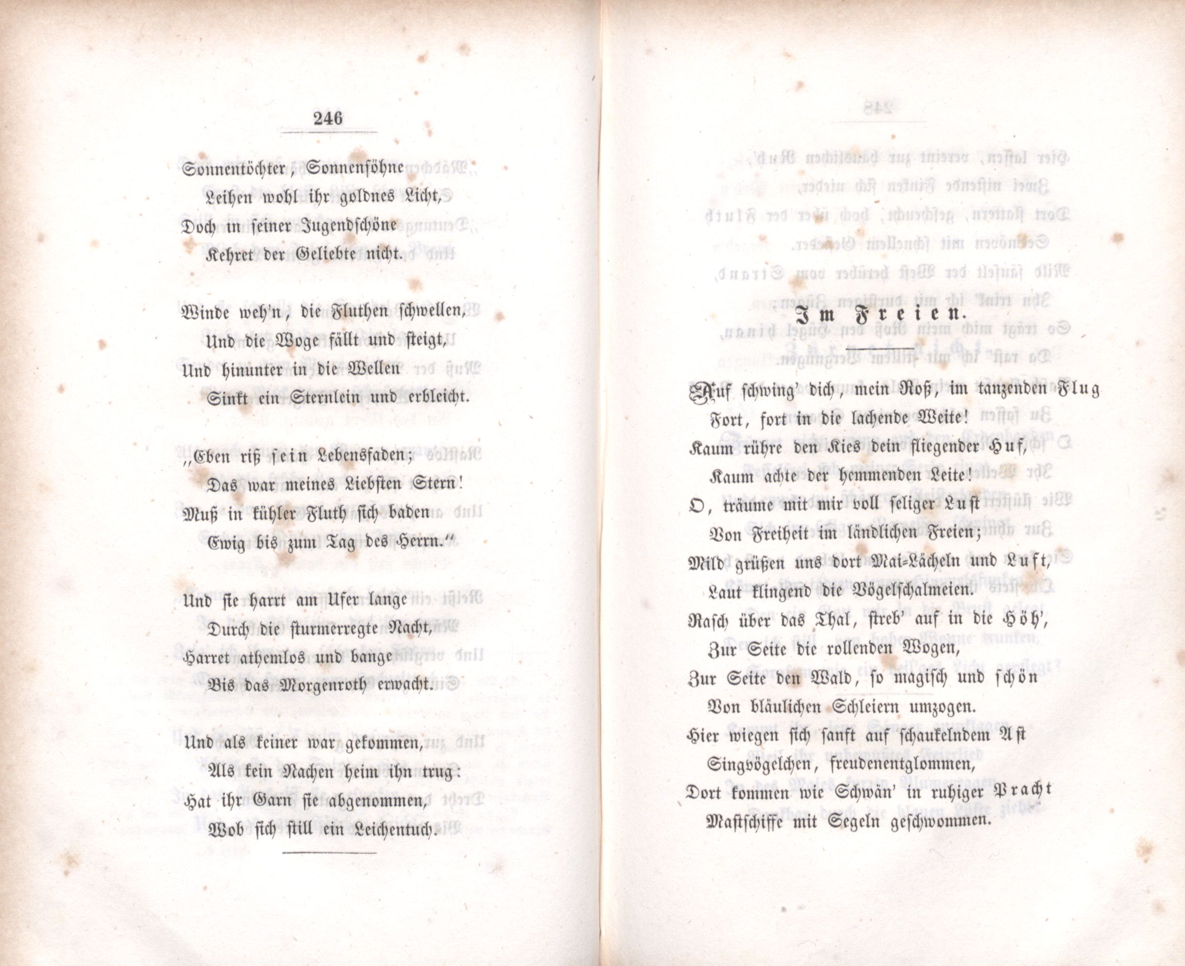 Gedichte (1848) | 129. (246-247) Põhitekst