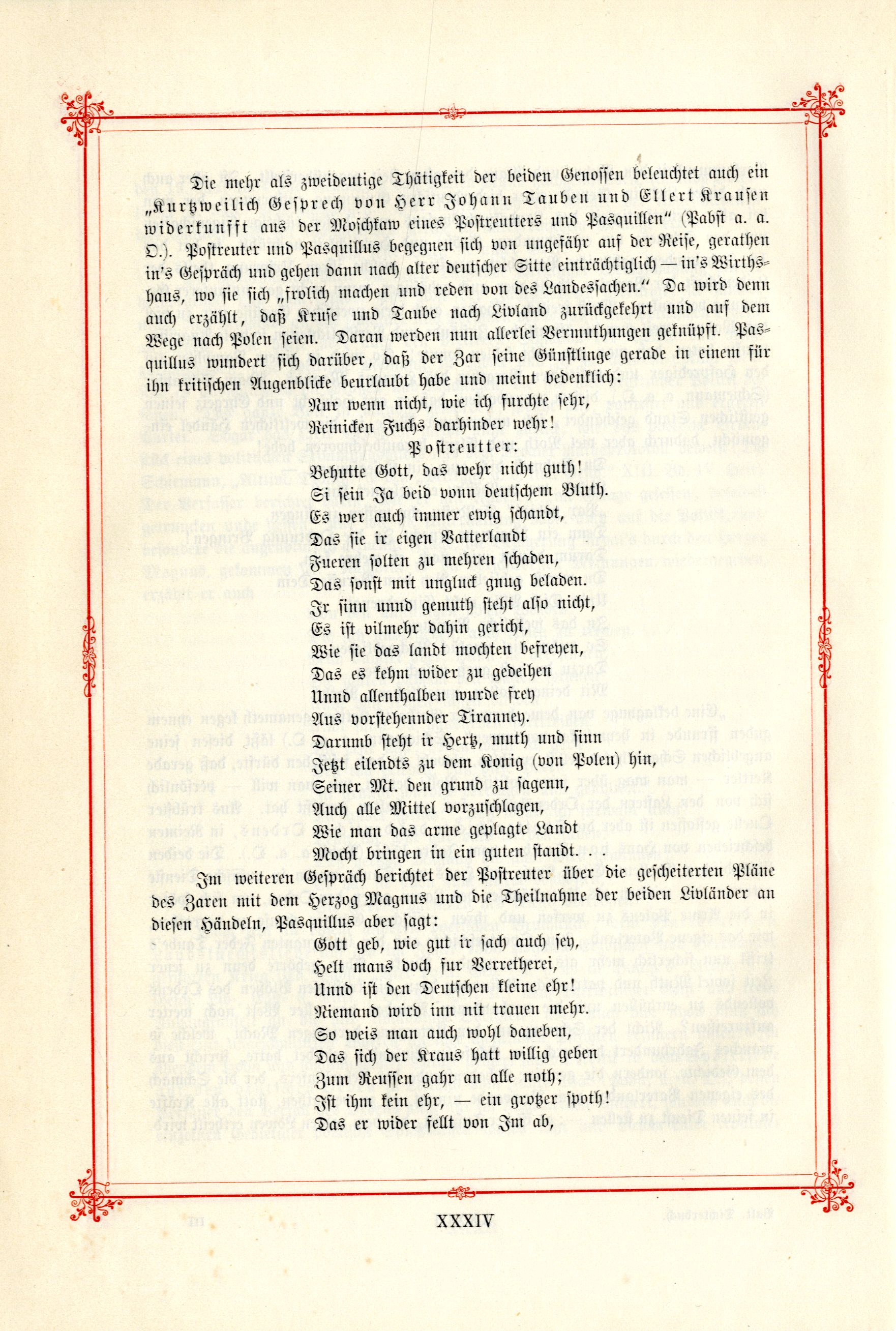 Das Baltische Dichterbuch (1895) | 32. (XXXIV) Main body of text