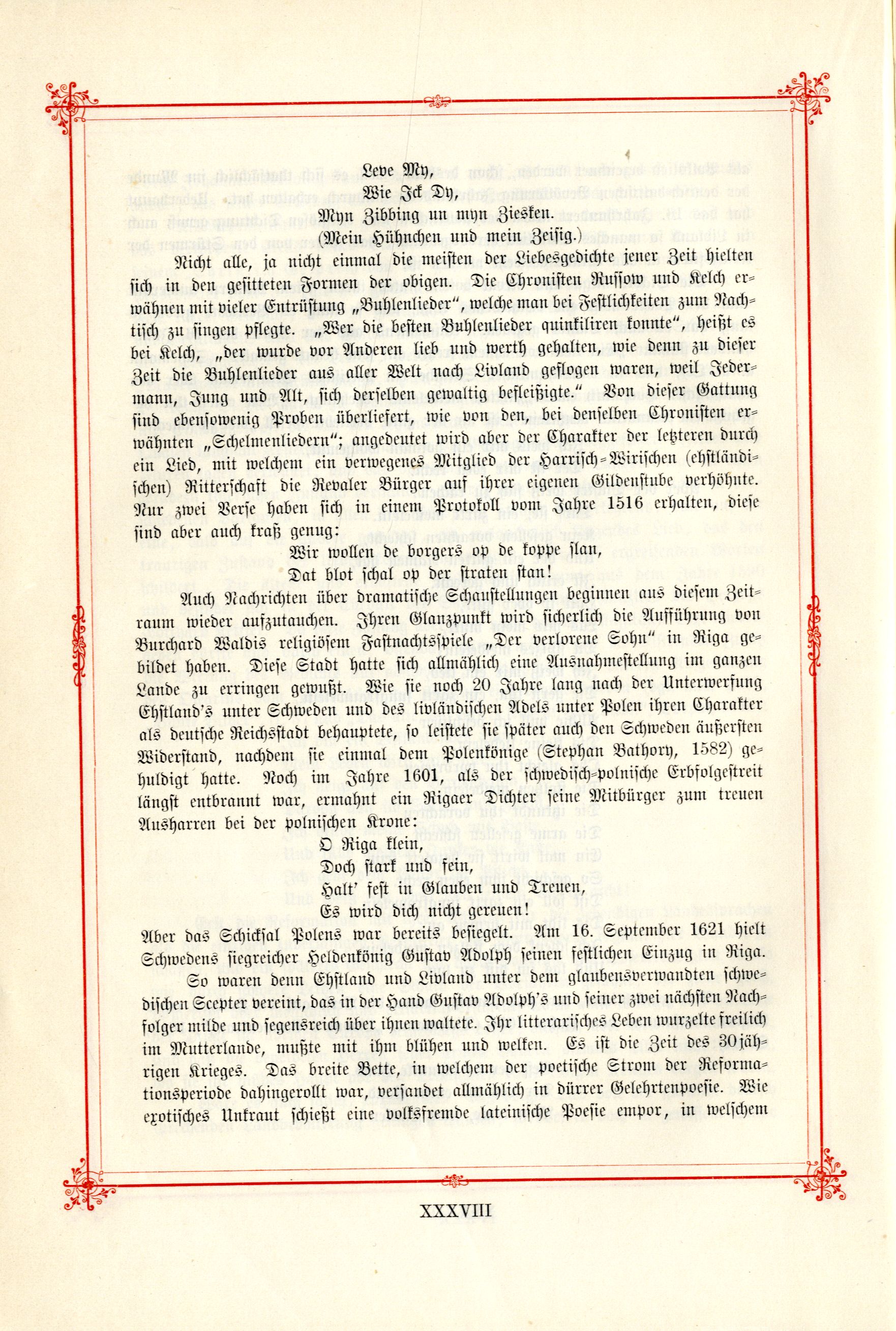 Das Baltische Dichterbuch (1895) | 36. (XXXVIII) Põhitekst