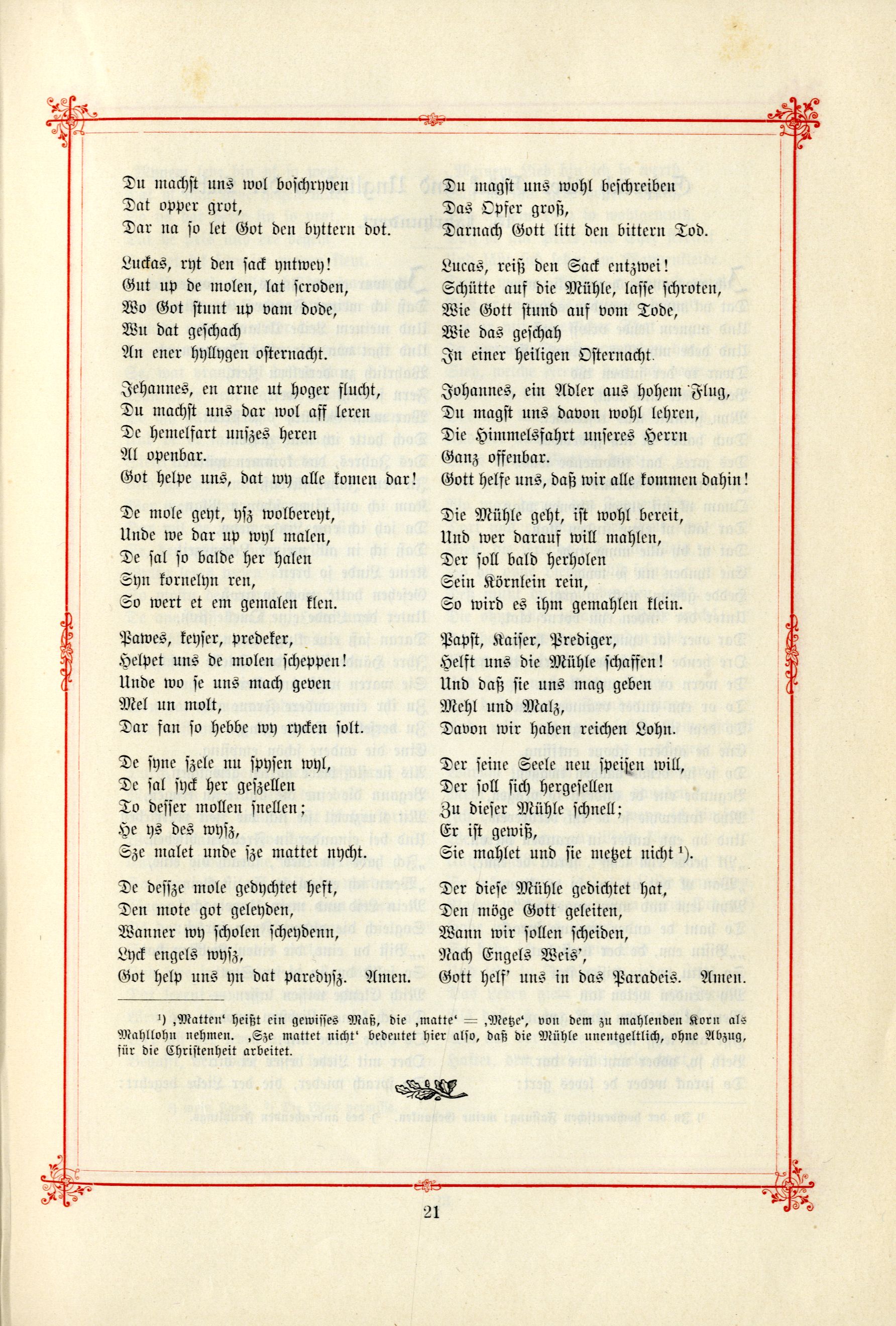 Das Mühlenlied (1895) | 4. (21) Haupttext