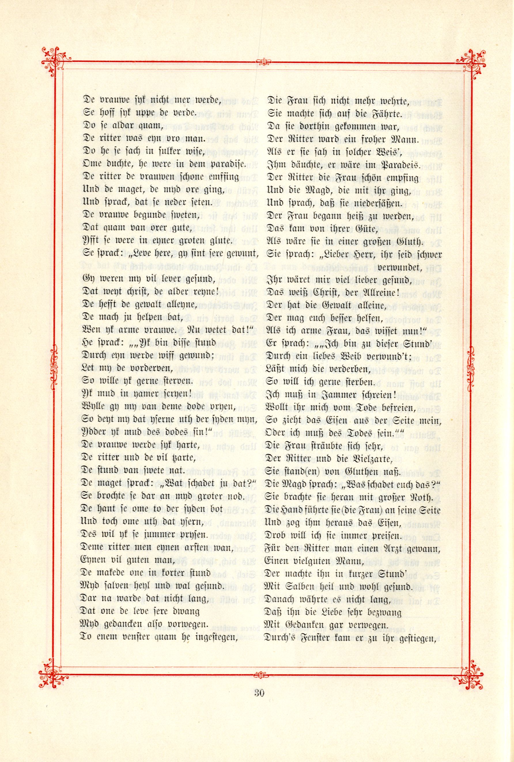 Das Baltische Dichterbuch (1895) | 76. (30) Main body of text