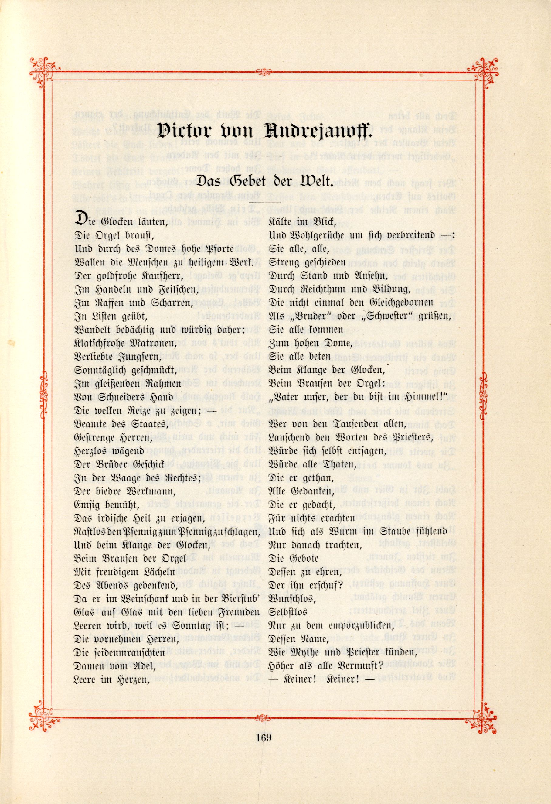 Das Baltische Dichterbuch (1895) | 215. (169) Основной текст