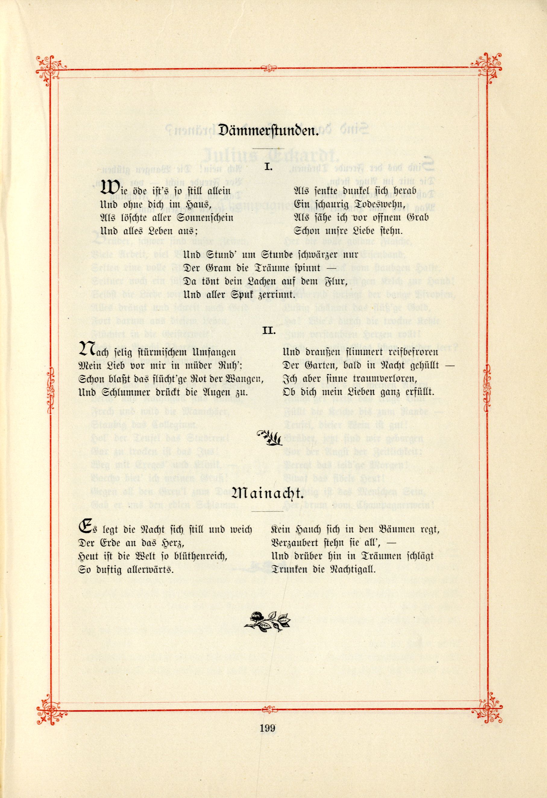 Das Baltische Dichterbuch (1895) | 245. (199) Põhitekst