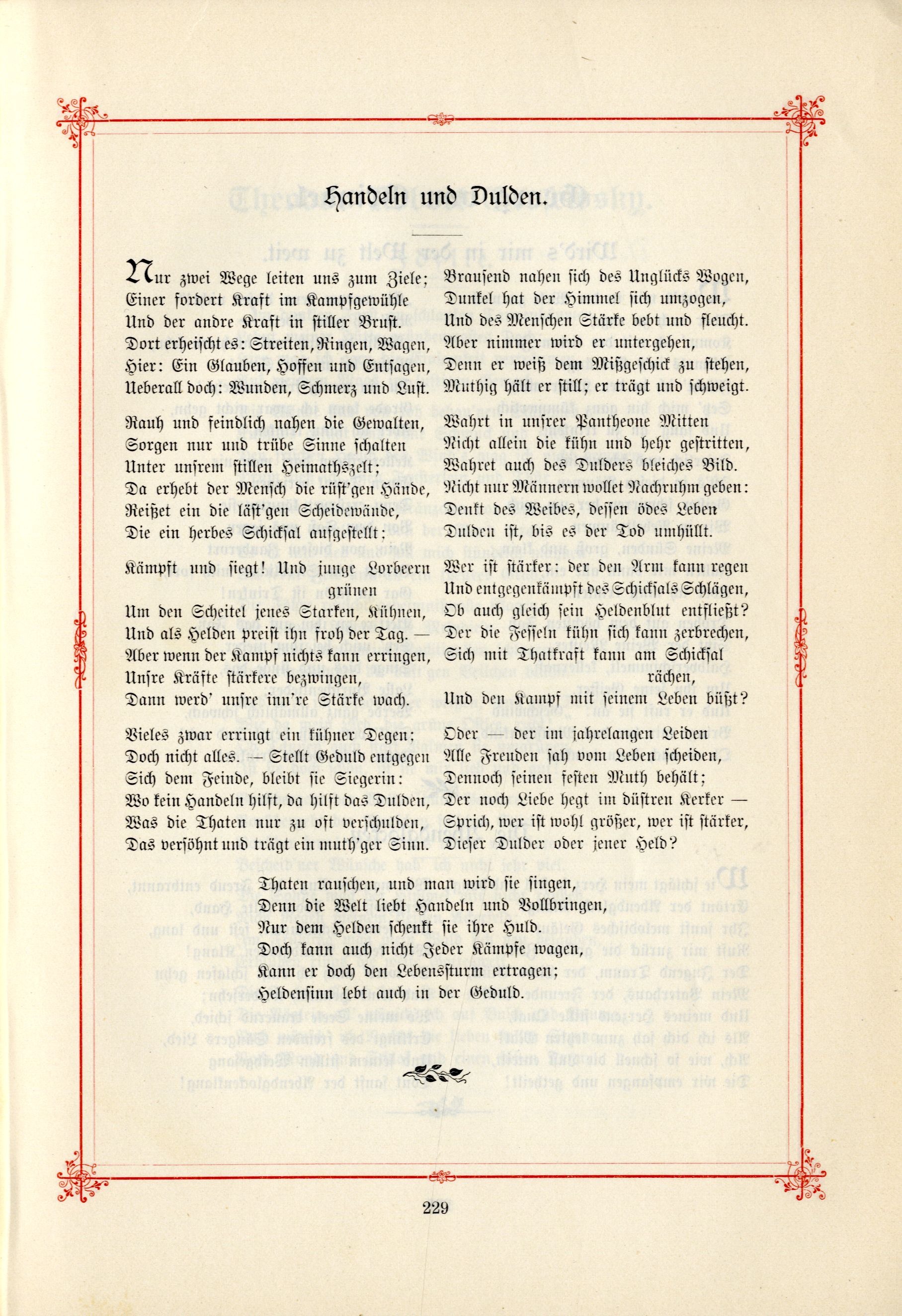 Das Baltische Dichterbuch (1895) | 275. (229) Main body of text