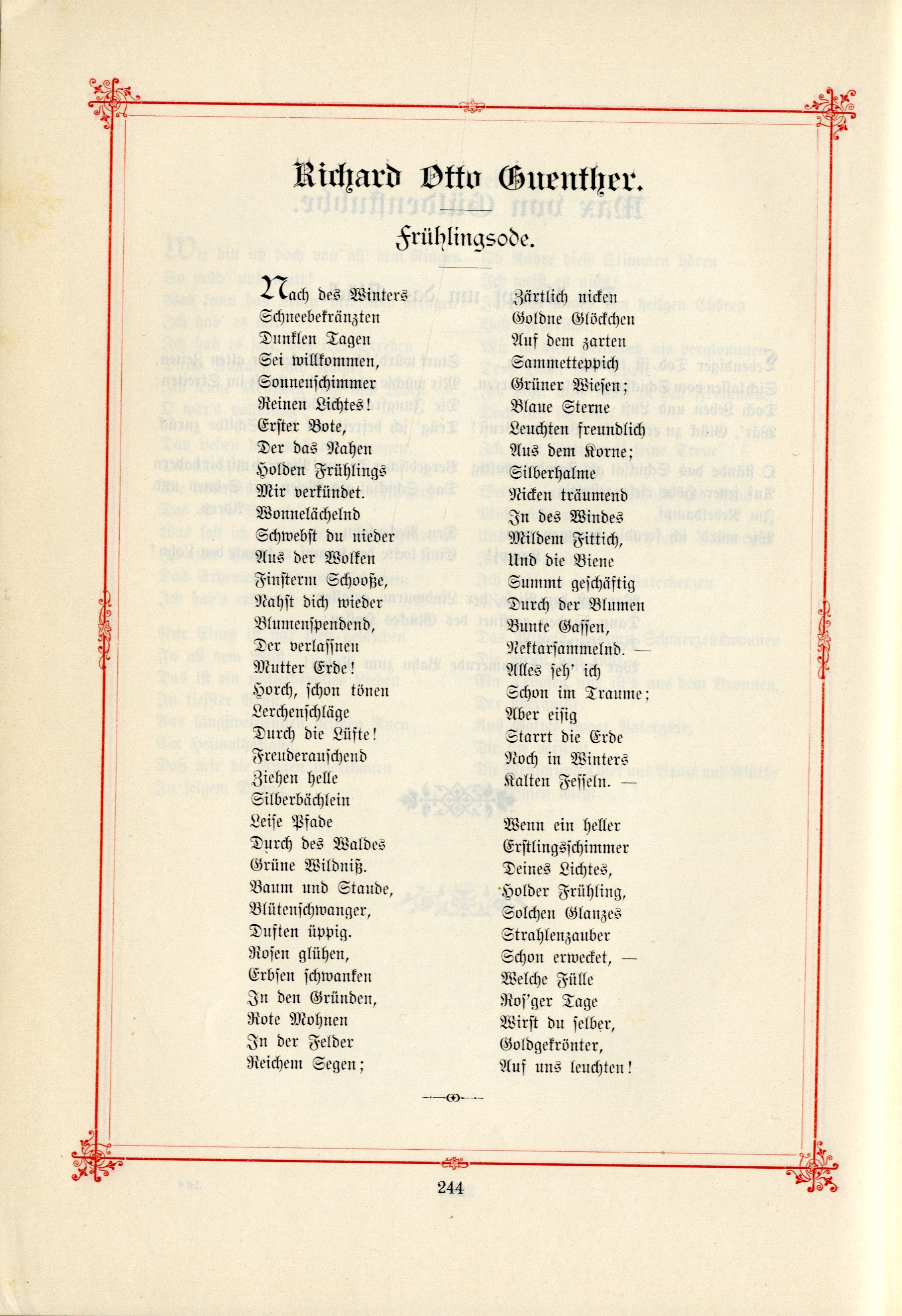 Das Baltische Dichterbuch (1895) | 290. (244) Main body of text