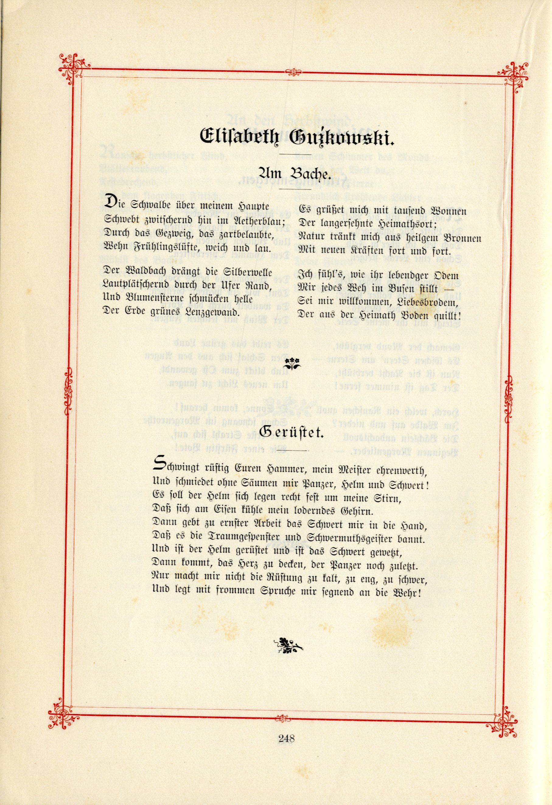 Das Baltische Dichterbuch (1895) | 294. (248) Main body of text