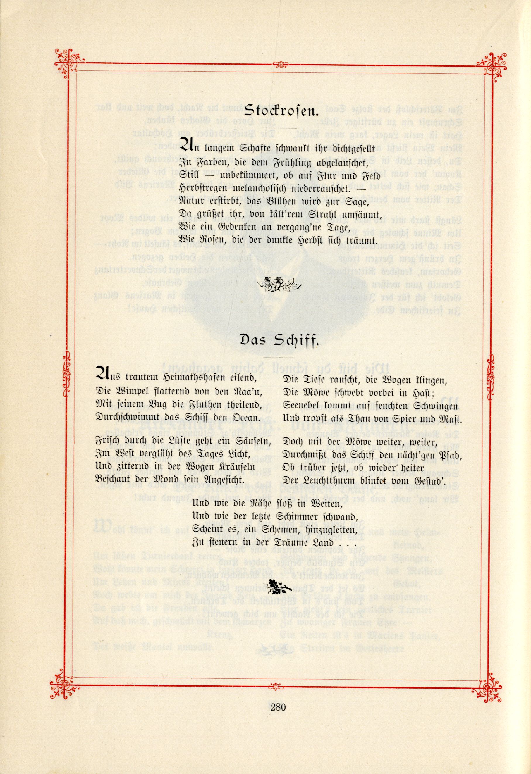 Stockrosen (1895) | 1. (280) Põhitekst