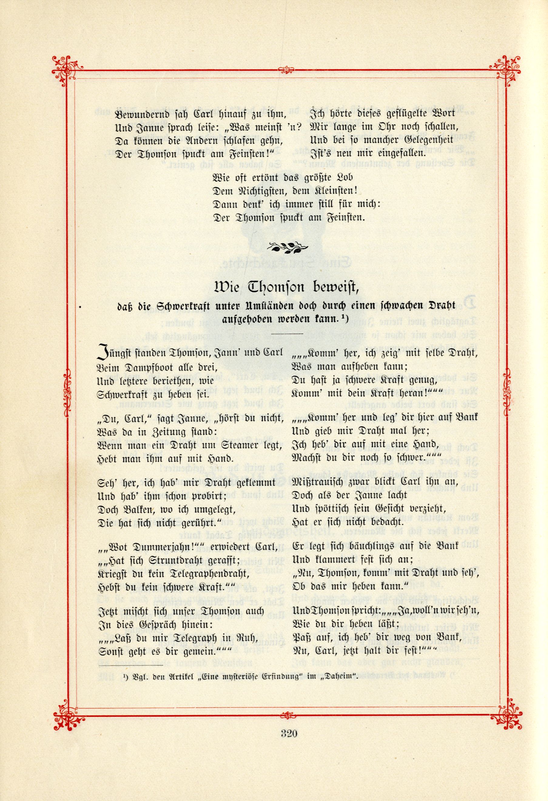 Eine Spuckgeschichte (1895) | 2. (320) Основной текст