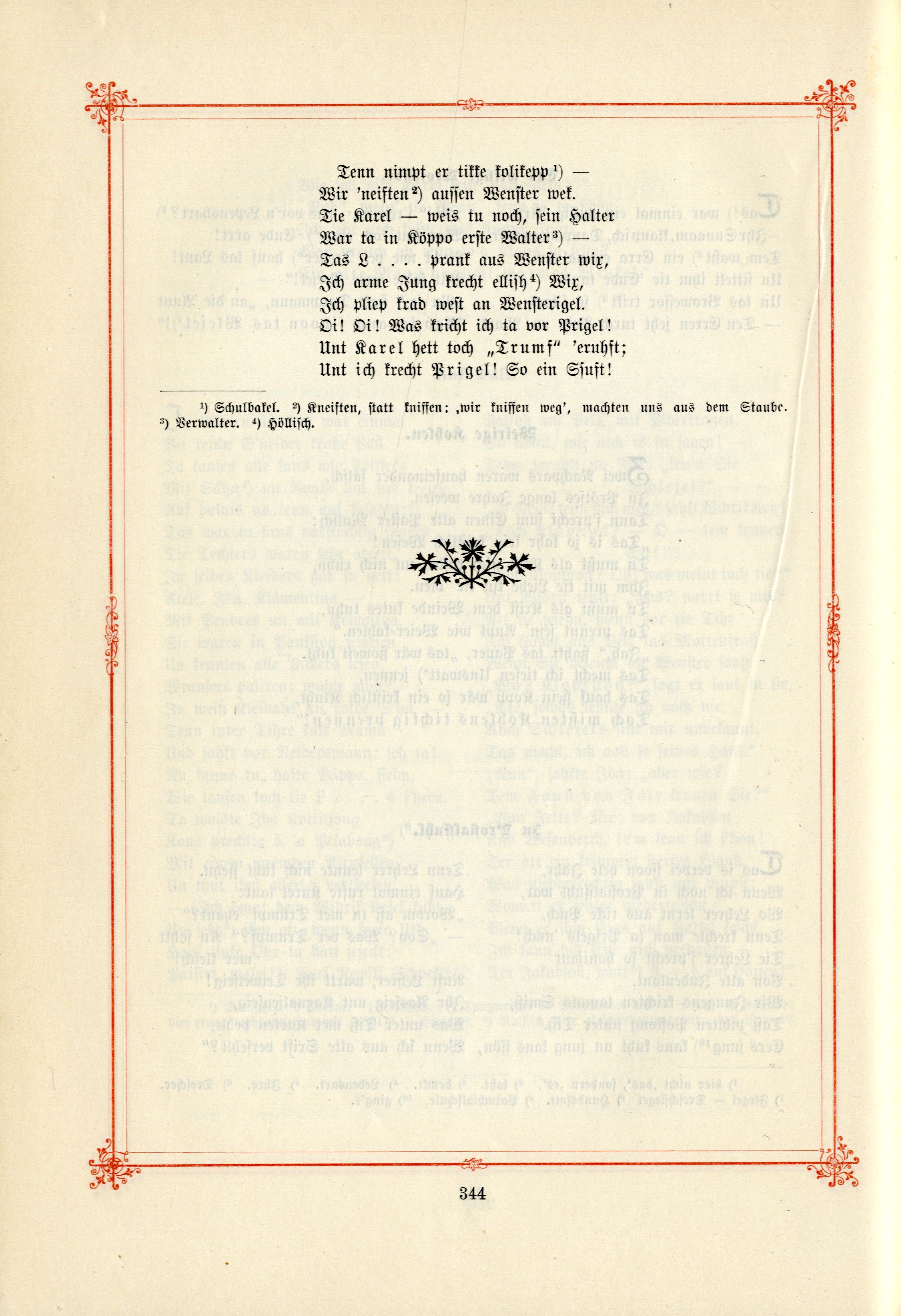 In Prosialssuhl (1895) | 2. (344) Основной текст