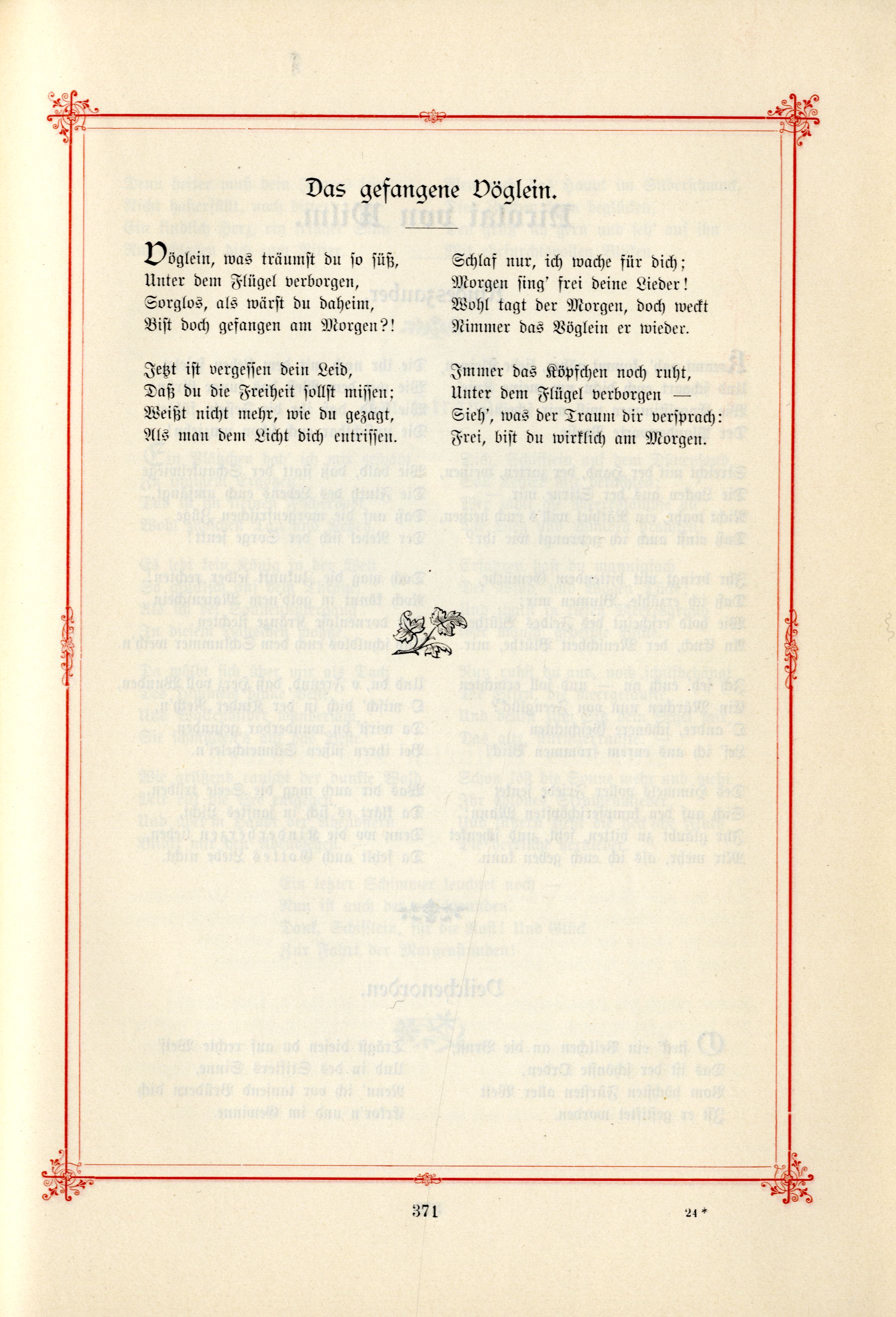 Das Baltische Dichterbuch (1895) | 417. (371) Main body of text