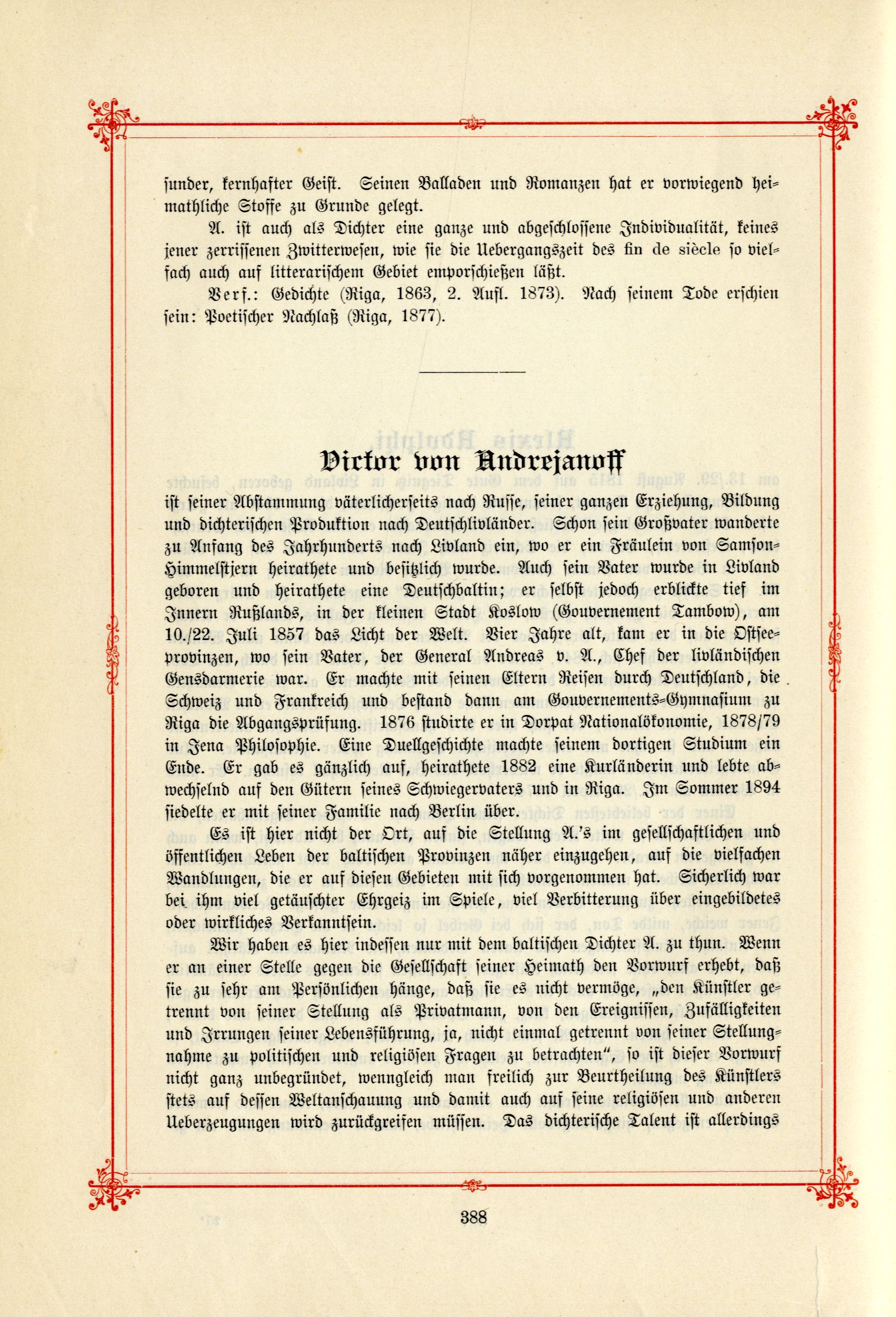 Das Baltische Dichterbuch (1895) | 434. (388) Haupttext