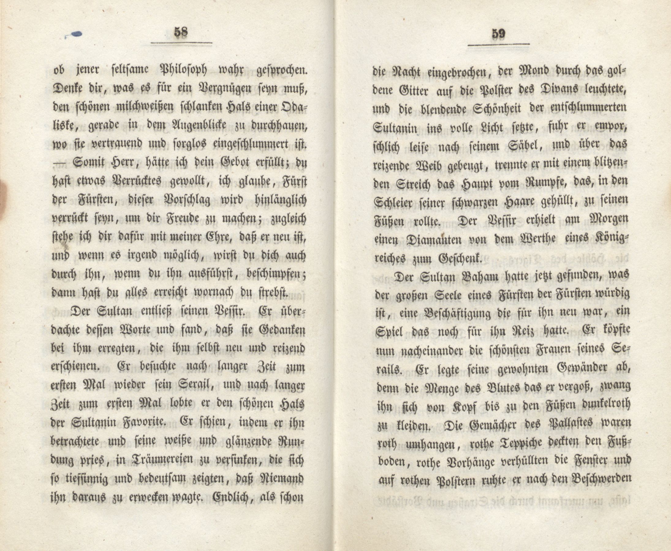 Palmyra oder das Tagebuch eines Papagei's (1838) | 32. (58-59) Haupttext