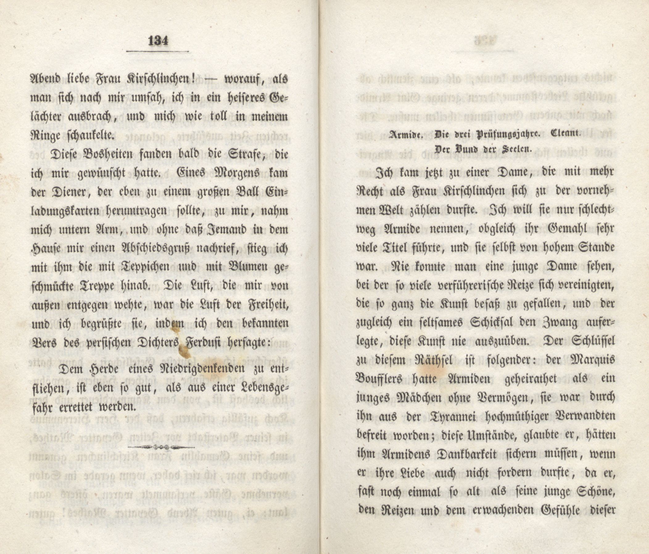 Palmyra oder das Tagebuch eines Papagei's (1838) | 70. (134-135) Haupttext