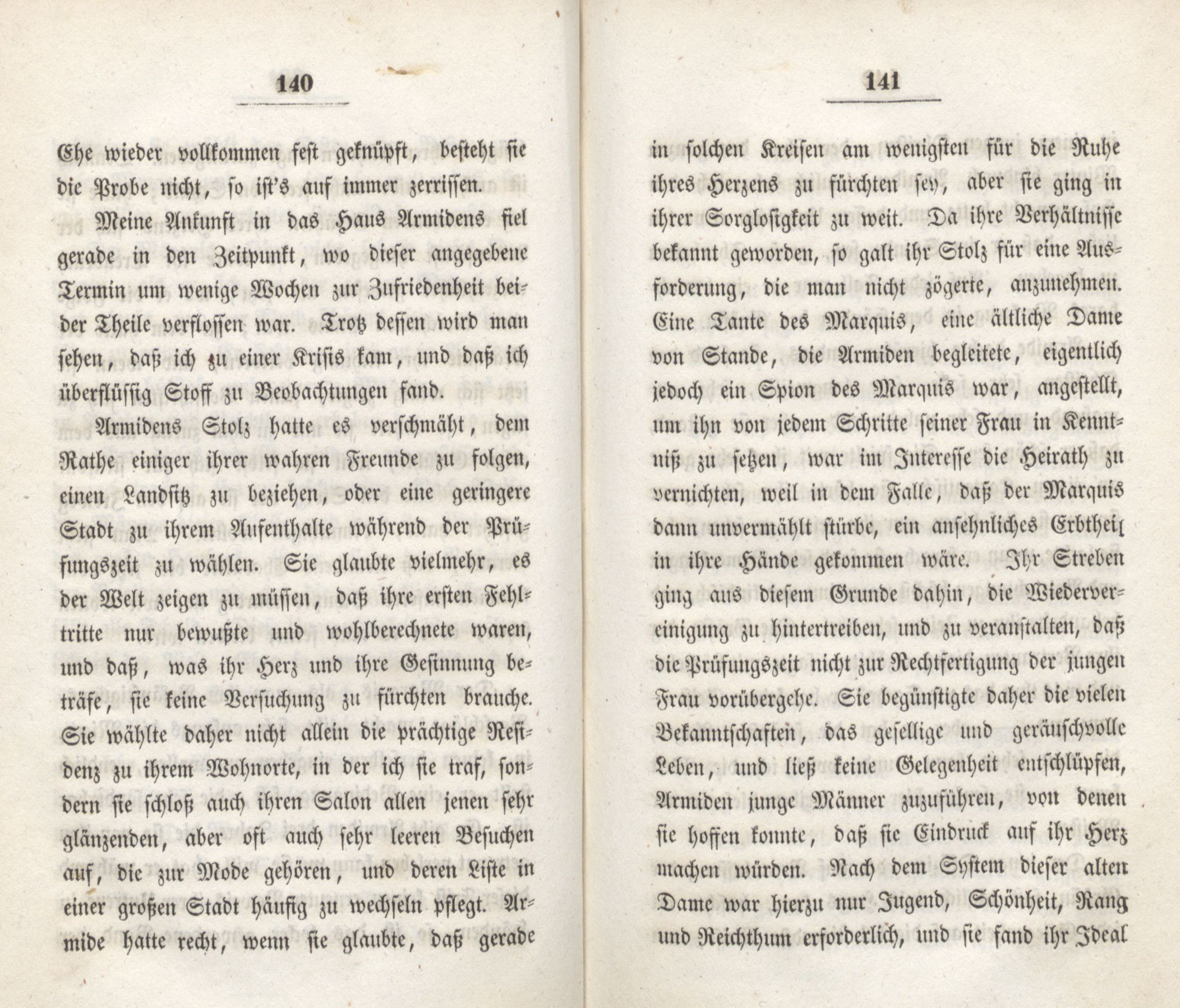 Palmyra oder das Tagebuch eines Papagei's (1838) | 73. (140-141) Haupttext