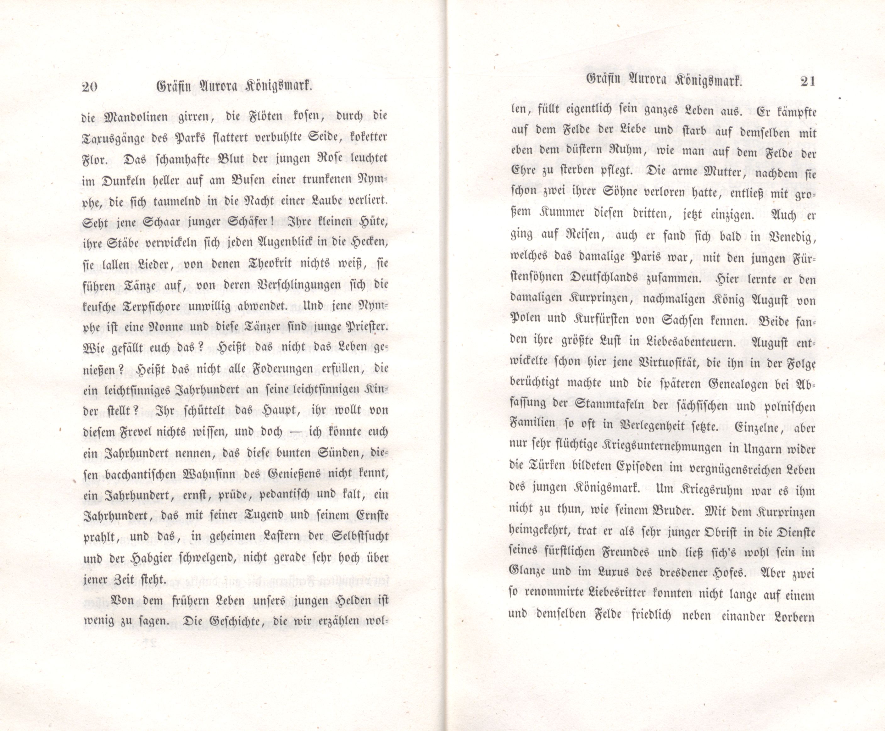 Berühmte deutsche Frauen des achtzehnten Jahrhunderts [1] (1848) | 20. (20-21) Основной текст