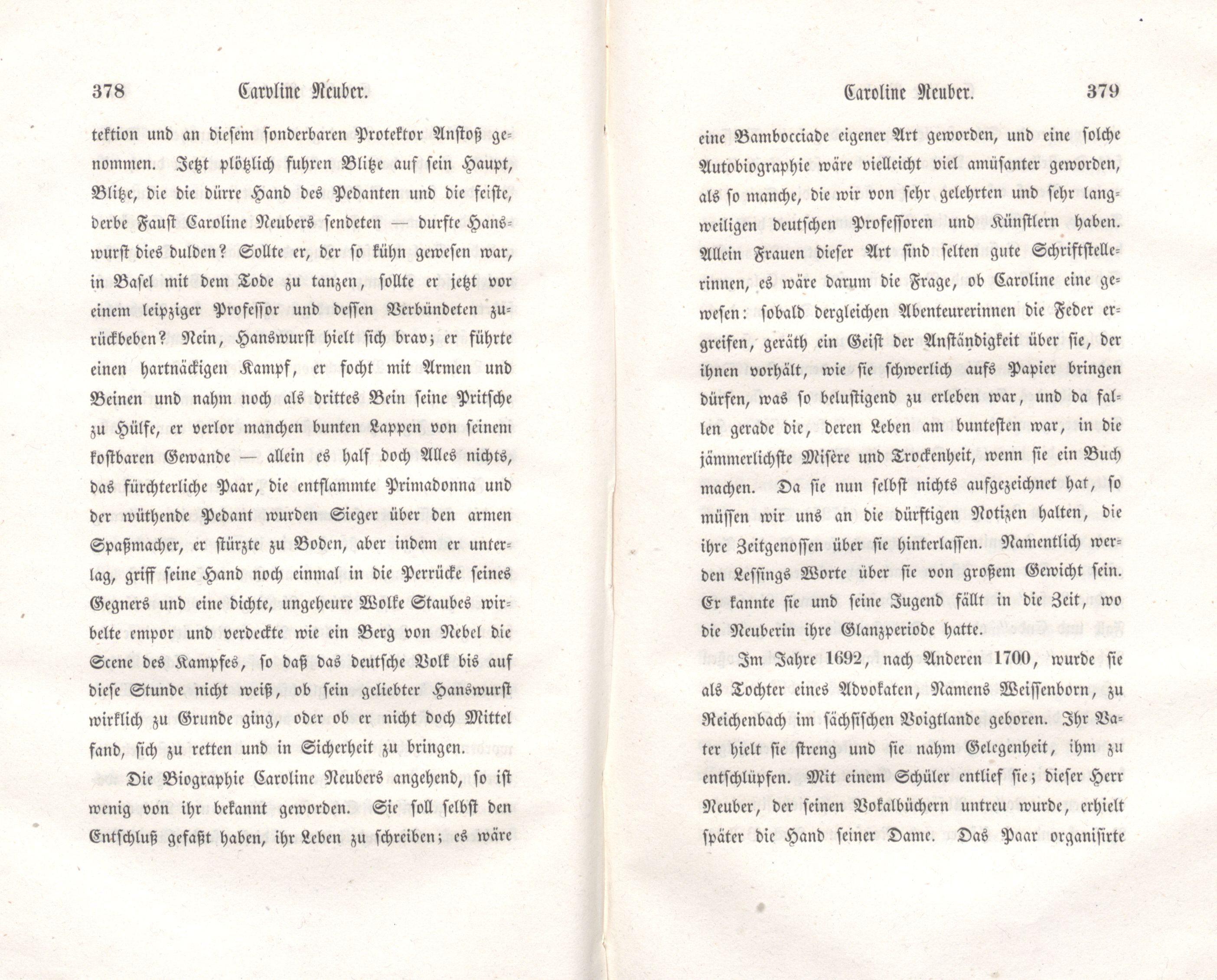 Caroline Neuber (1848) | 4. (378-379) Haupttext