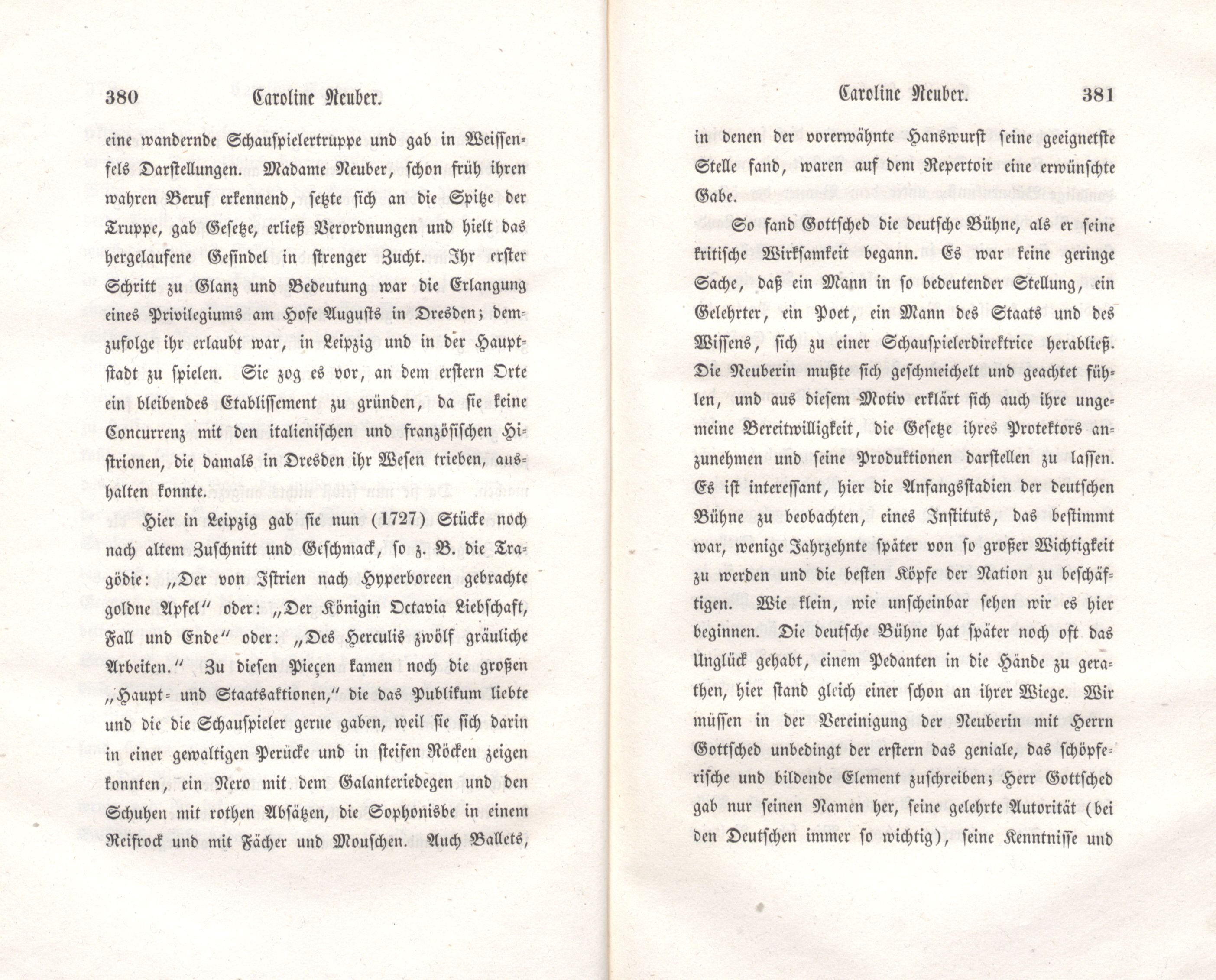 Caroline Neuber (1848) | 5. (380-381) Haupttext