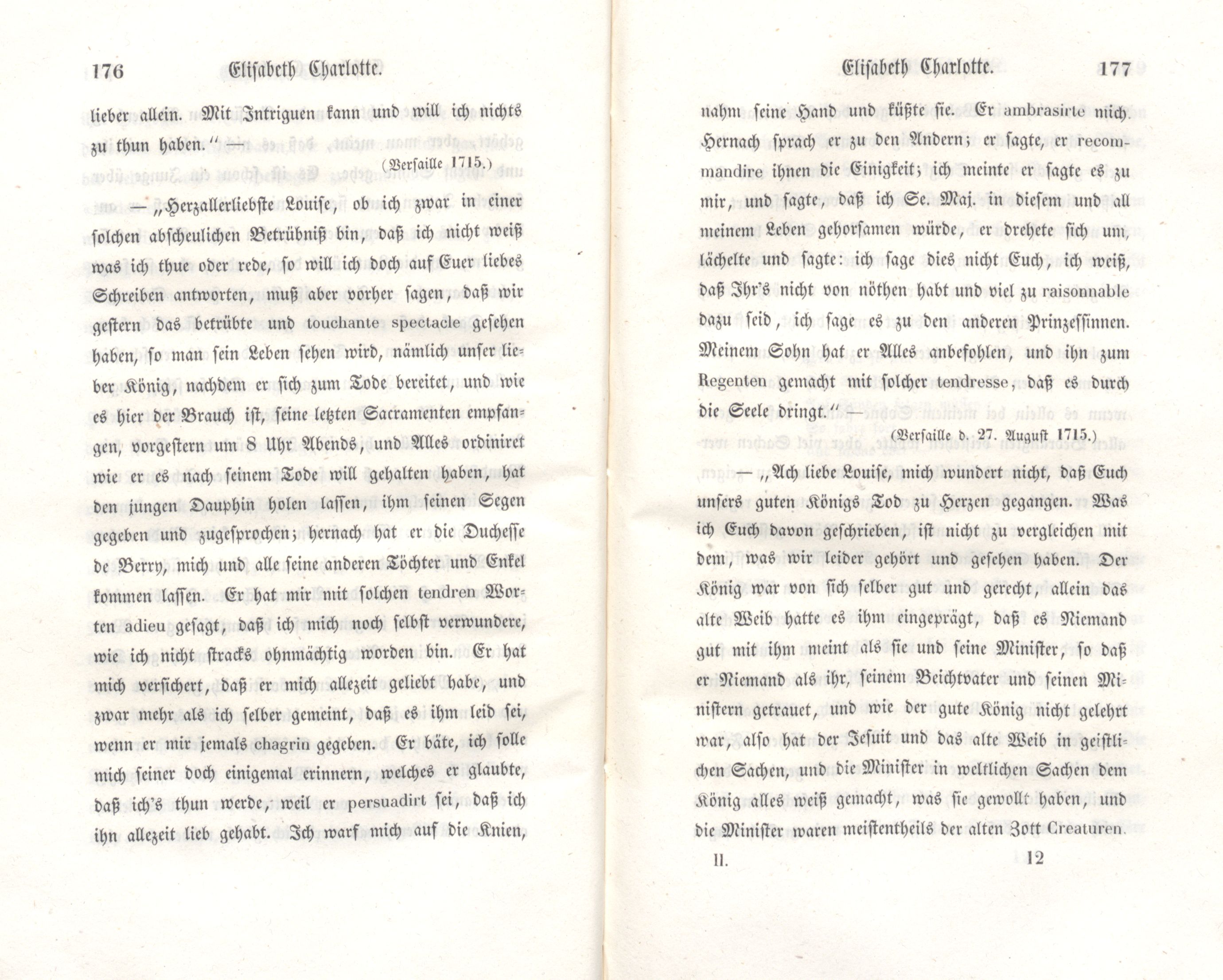 Berühmte deutsche Frauen des achtzehnten Jahrhunderts [2] (1848) | 94. (176-177) Põhitekst