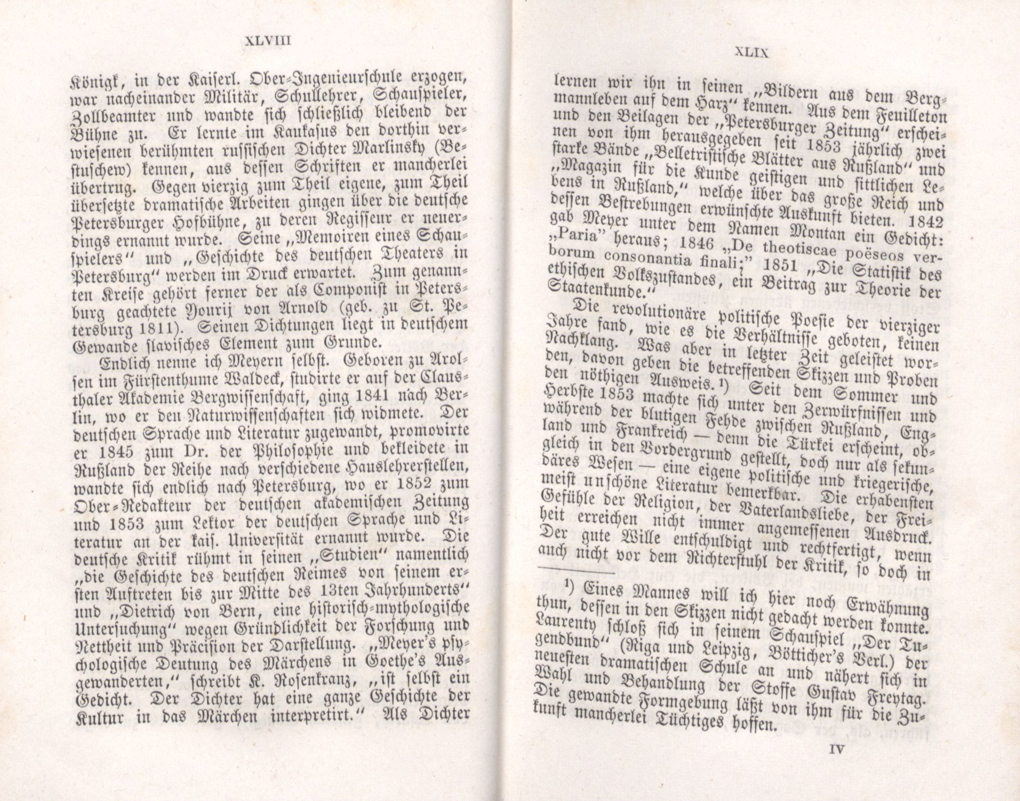 Deutsche Dichter in Russland (1855) | 25. (XLVIII-XLIX) Introduction