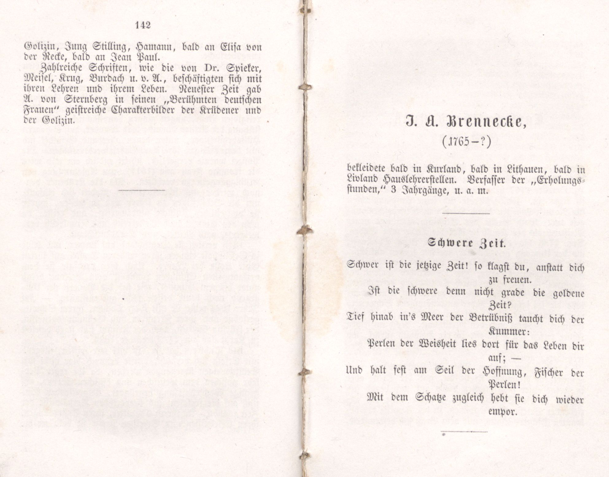 J. A. Brennecke (1855) | 1. (142-143) Main body of text