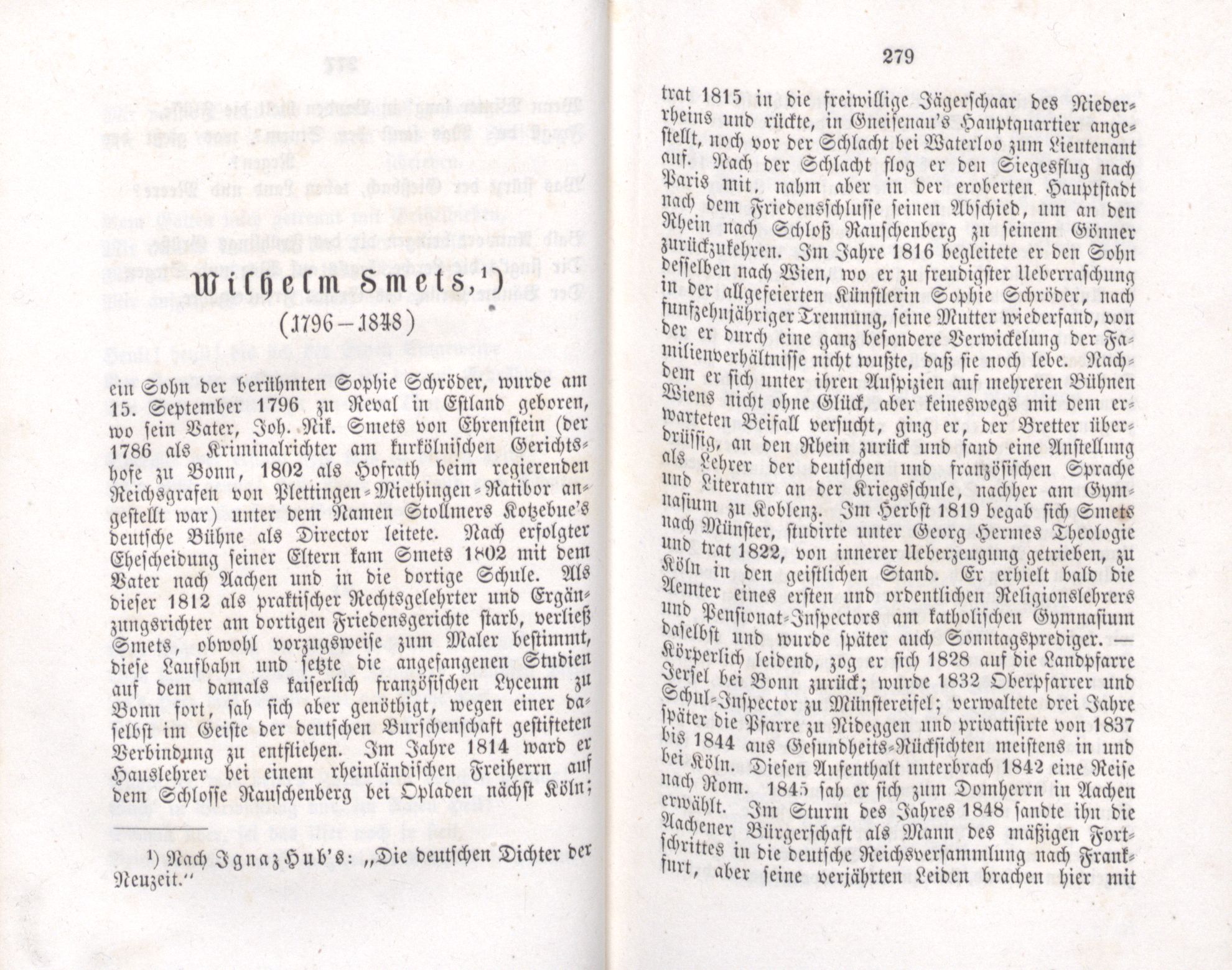 Wilhelm Smets (1855) | 1. (278-279) Main body of text