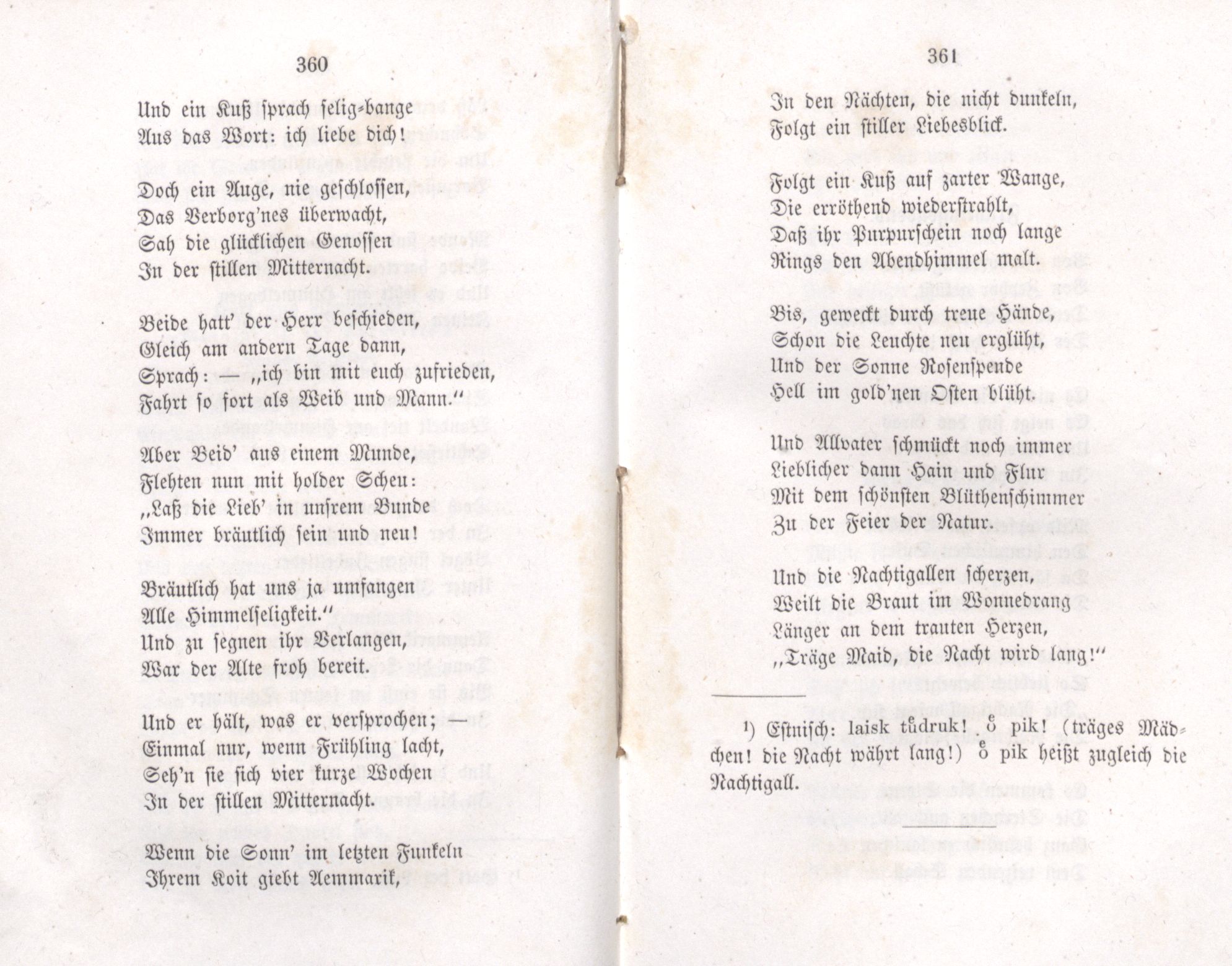 Deutsche Dichter in Russland (1855) | 221. (360-361) Main body of text