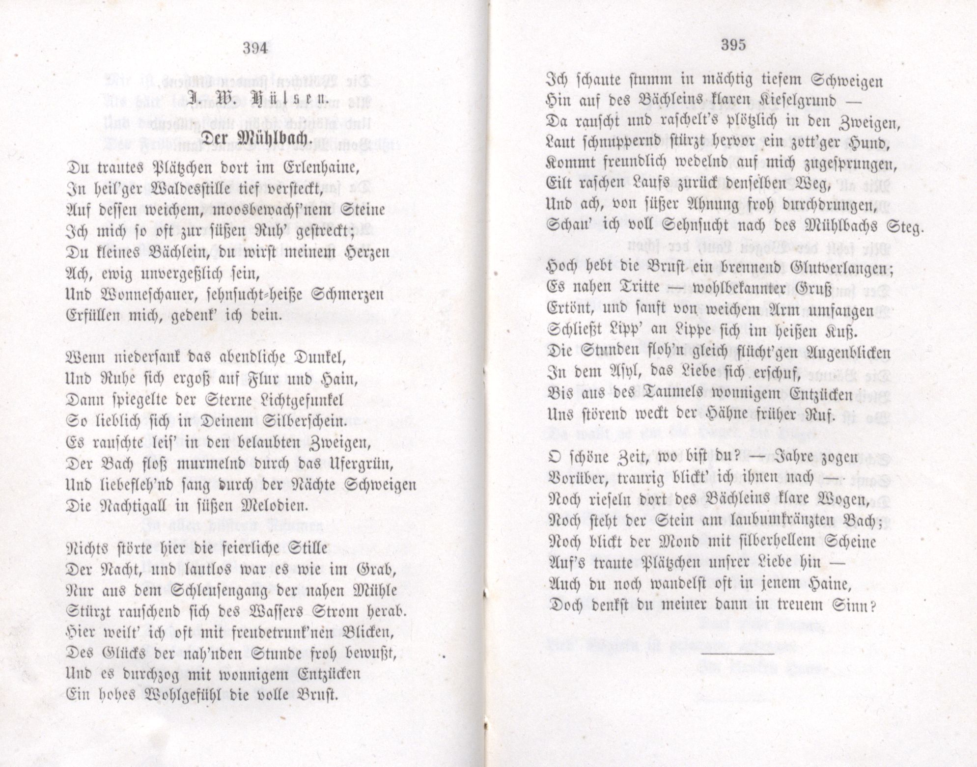 Der Mühlbach (1855) | 1. (394-395) Основной текст