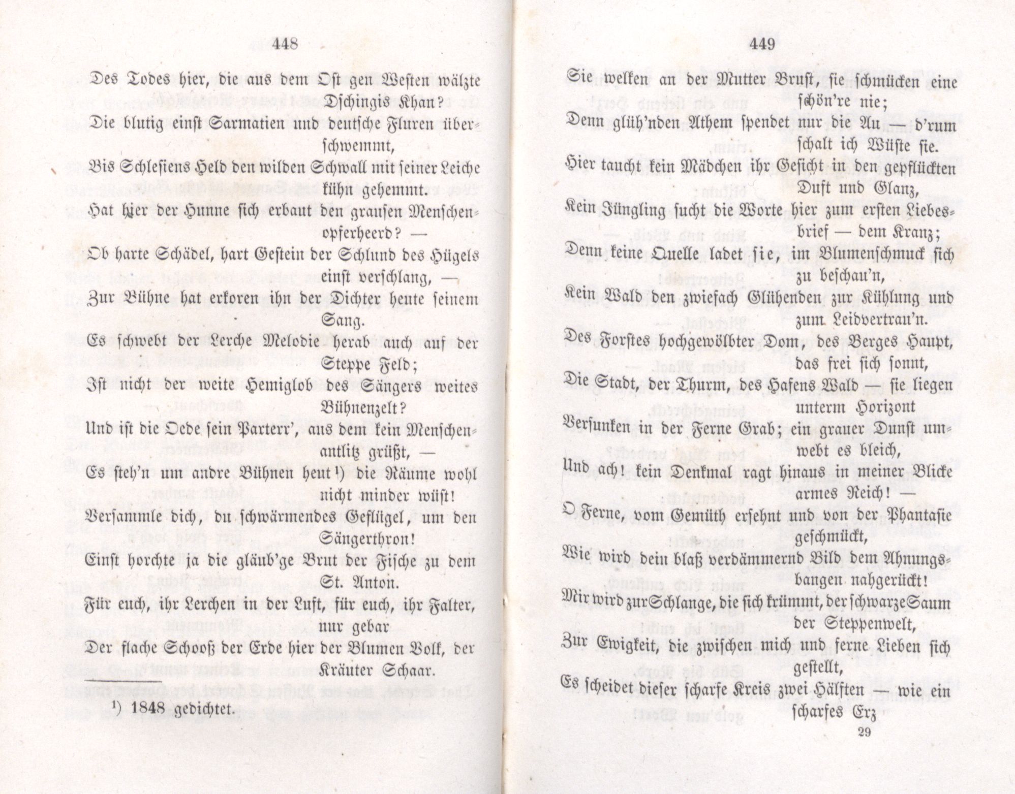 Deutsche Dichter in Russland (1855) | 265. (448-449) Haupttext