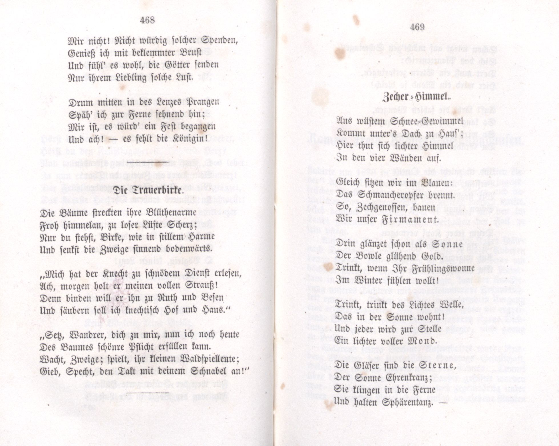Zecher-Himmel (1855) | 1. (468-469) Haupttext