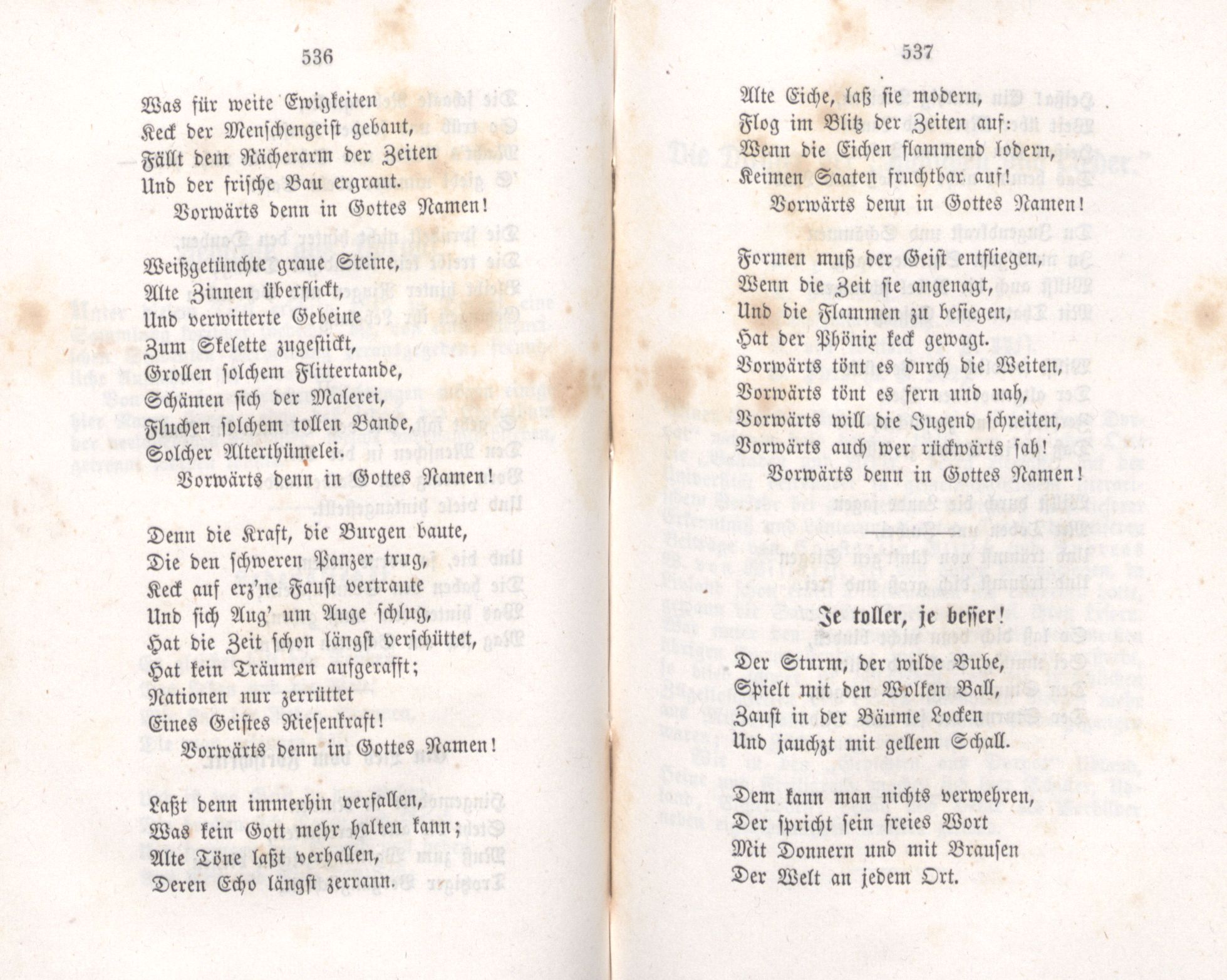 Deutsche Dichter in Russland (1855) | 309. (536-537) Main body of text