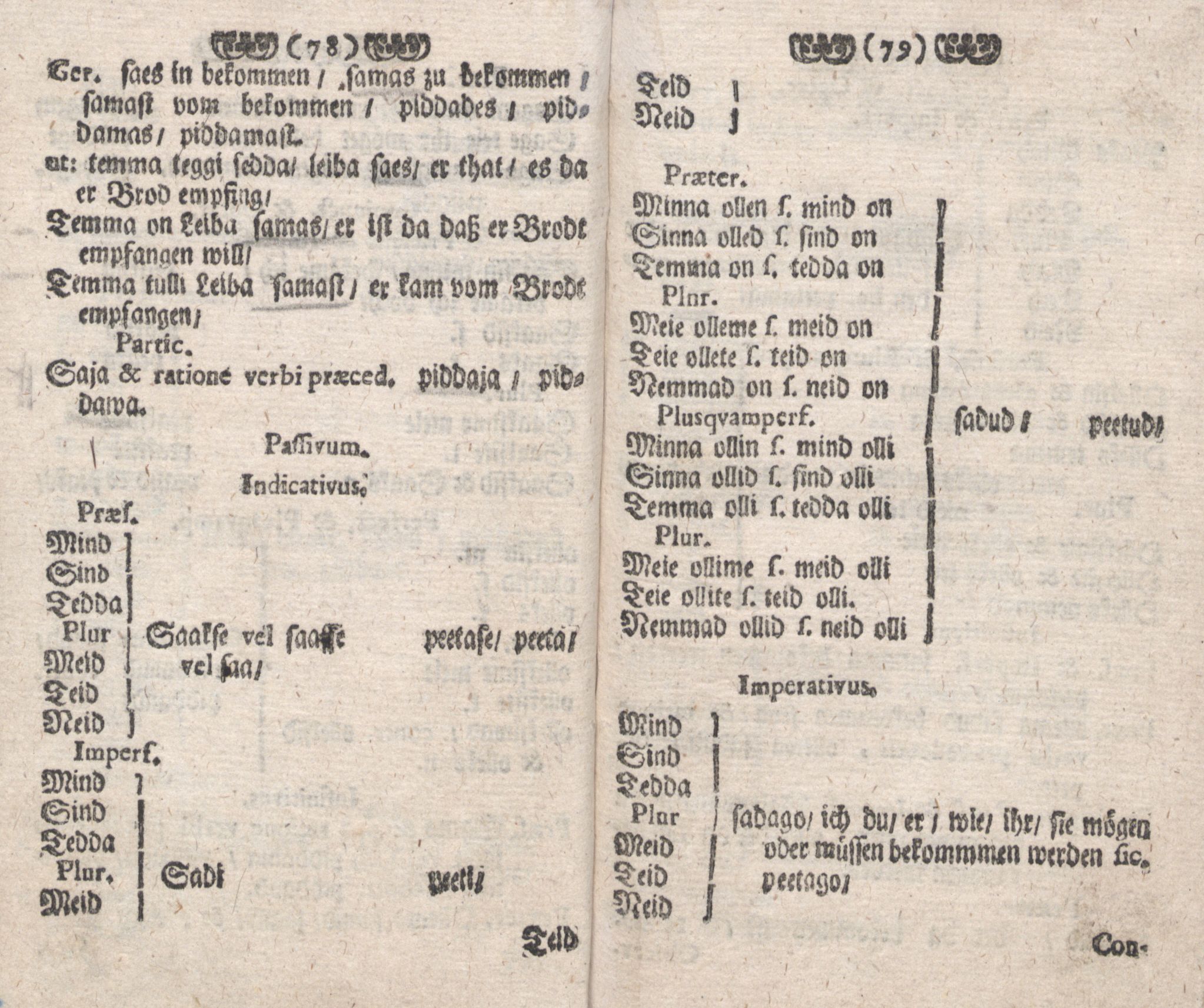 Grammatica Esthonica (1693) | 42. (78-79) Основной текст