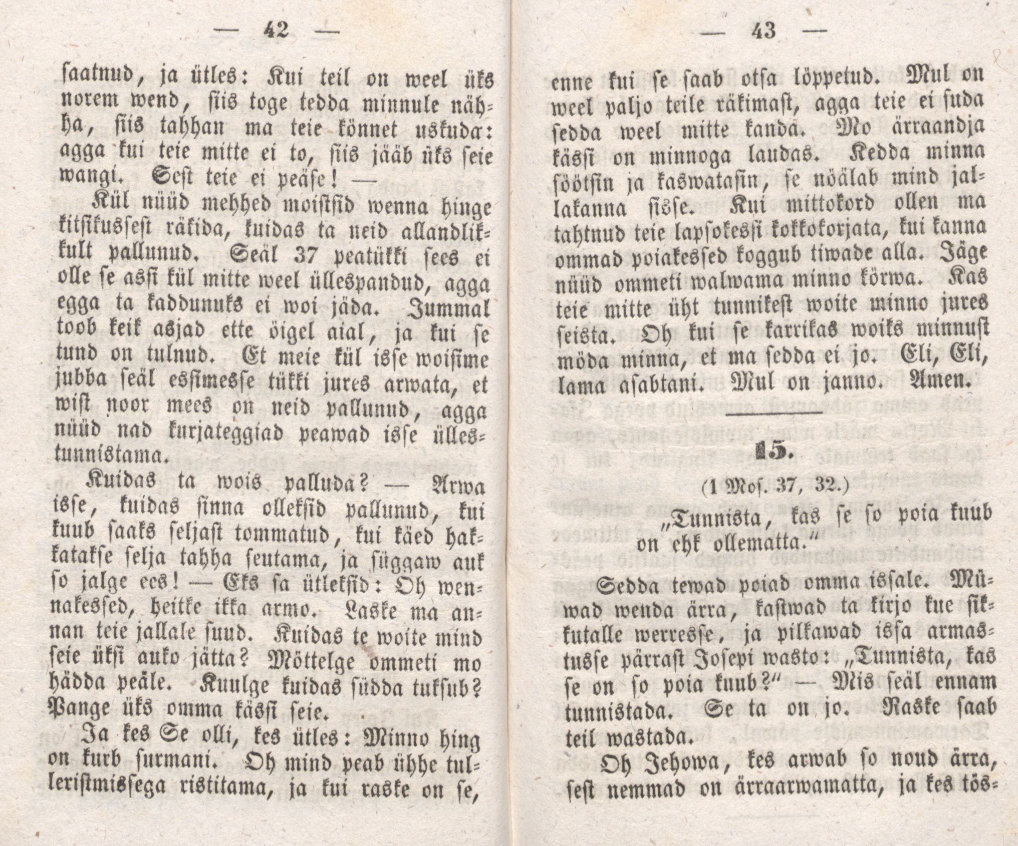 Josepi elloramat (1850) | 24. (42-43) Haupttext