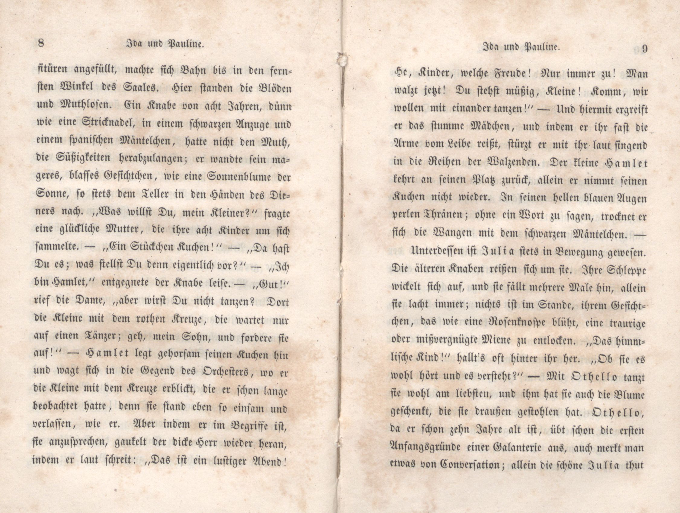 Das Buch der drei Schwestern [1] (1847) | 10. (8-9) Основной текст