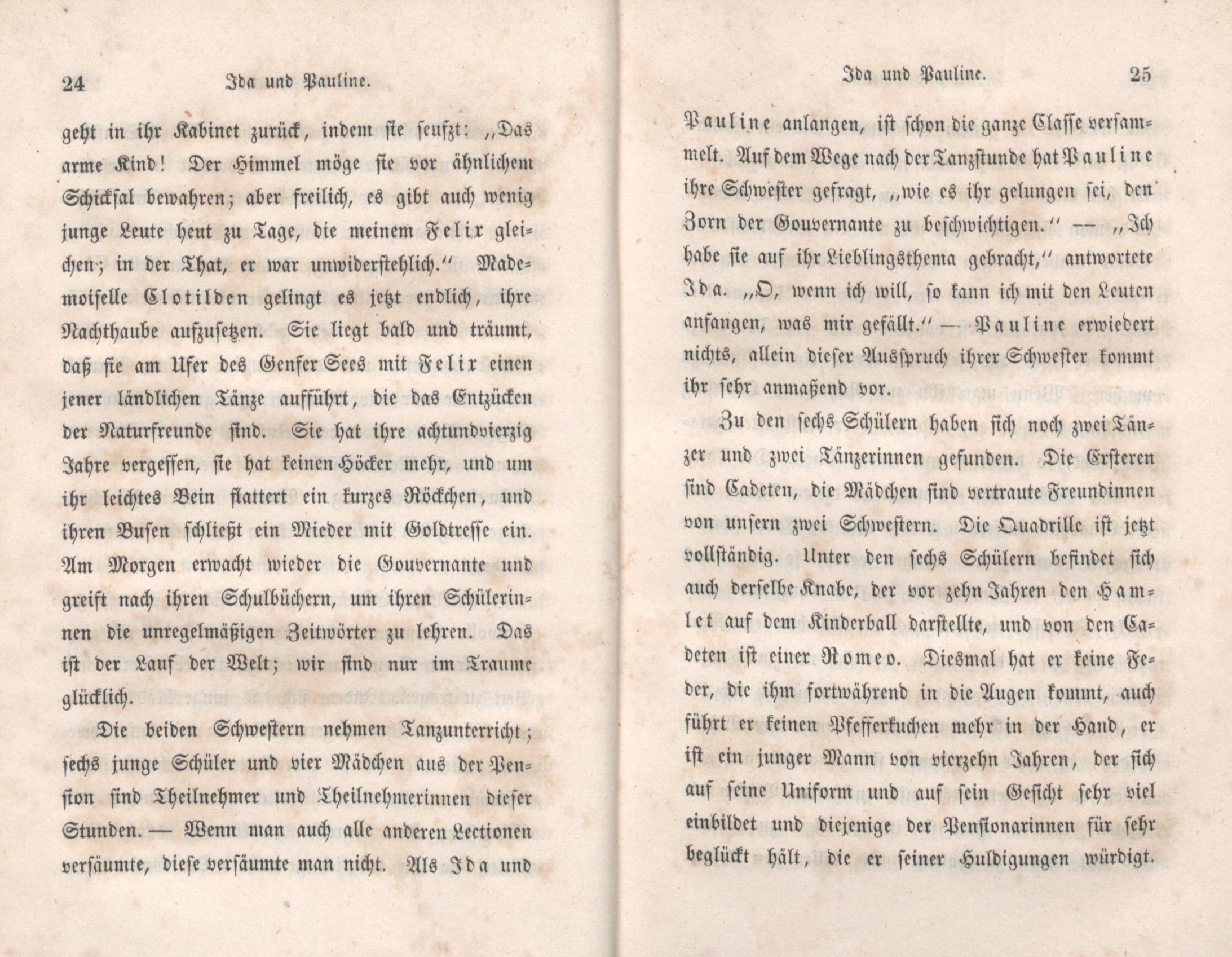 Ida und Pauline (1847) | 13. (24-25) Main body of text