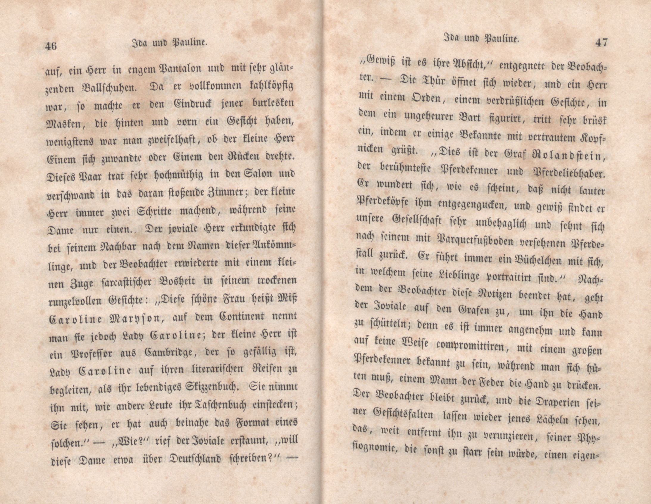 Das Buch der drei Schwestern [1] (1847) | 29. (46-47) Põhitekst