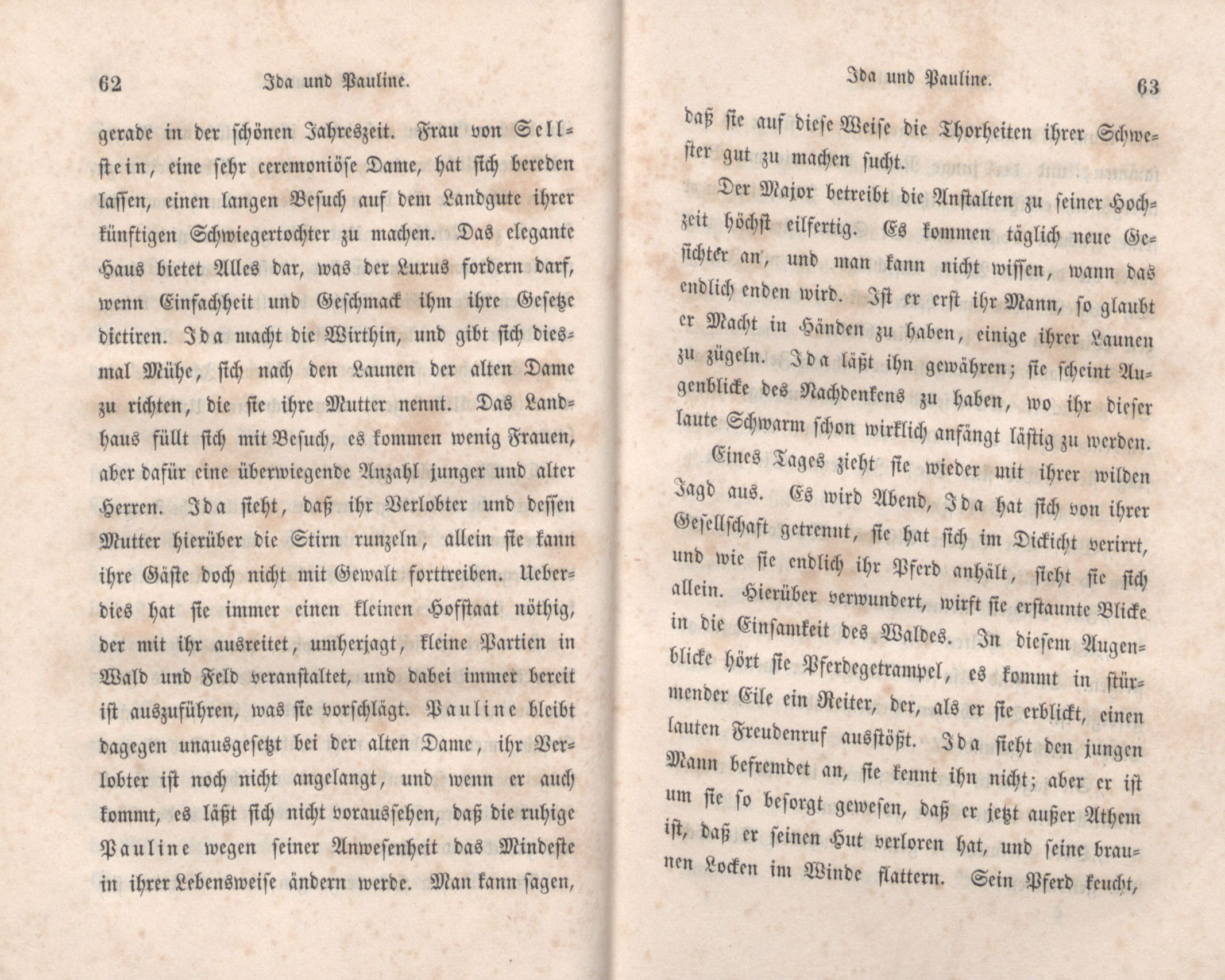 Das Buch der drei Schwestern [1] (1847) | 37. (62-63) Основной текст