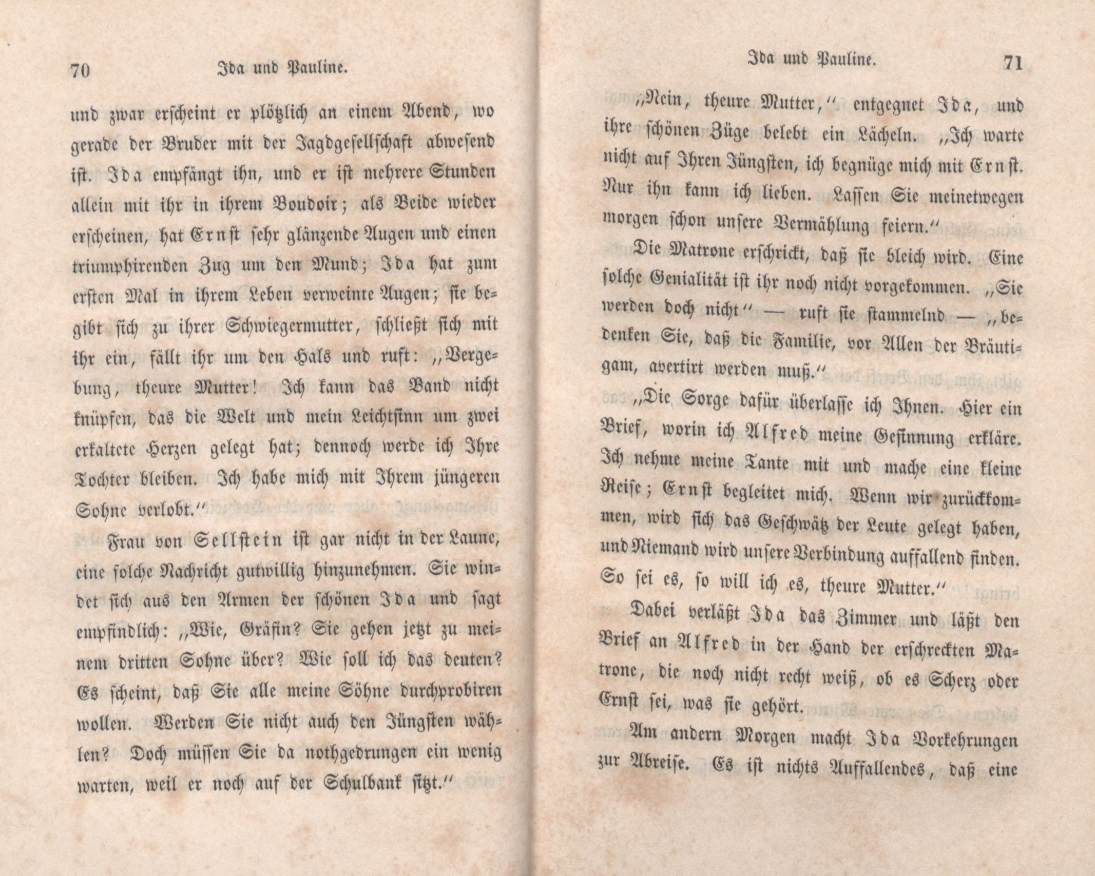 Das Buch der drei Schwestern [1] (1847) | 41. (70-71) Основной текст