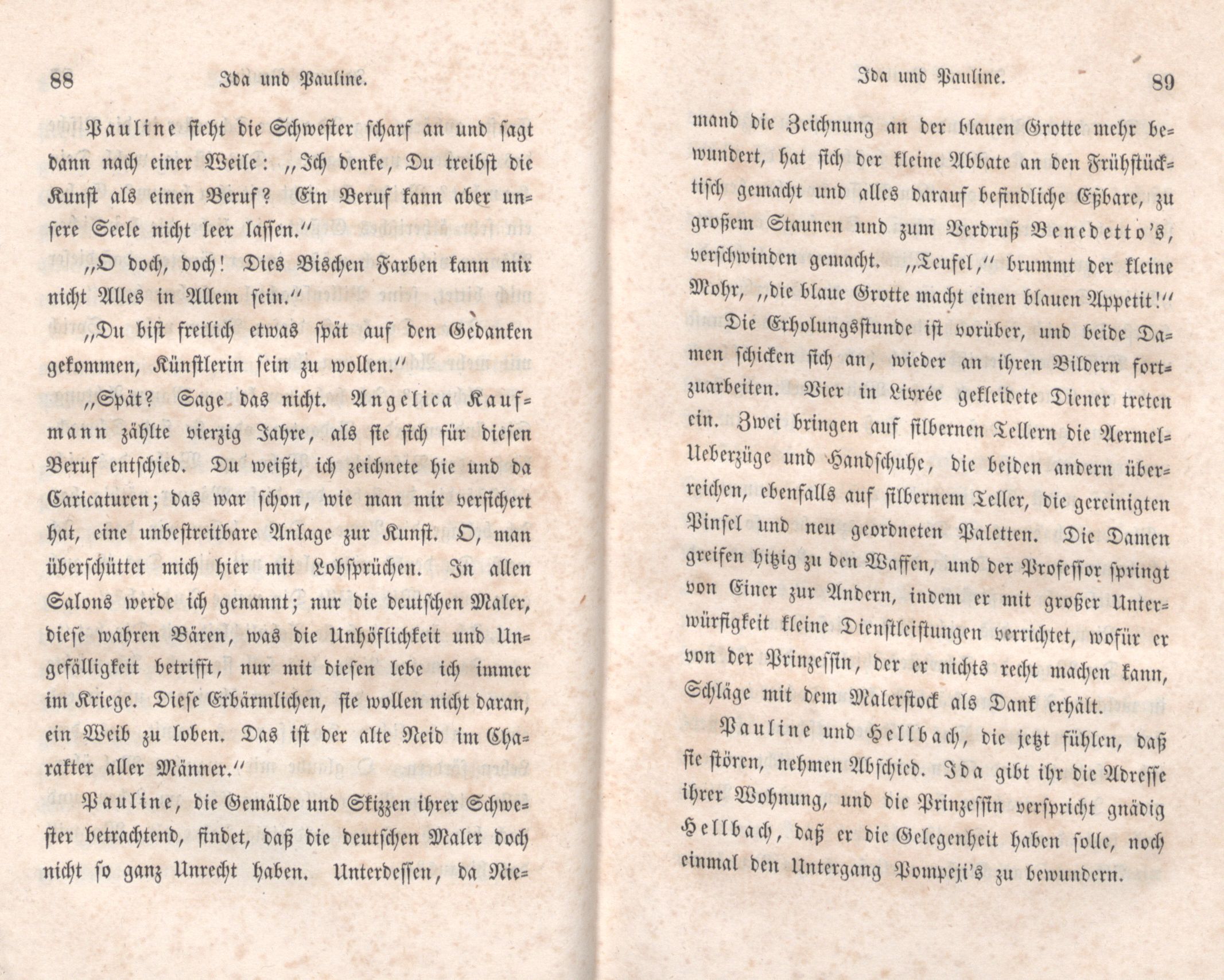 Das Buch der drei Schwestern [1] (1847) | 50. (88-89) Põhitekst