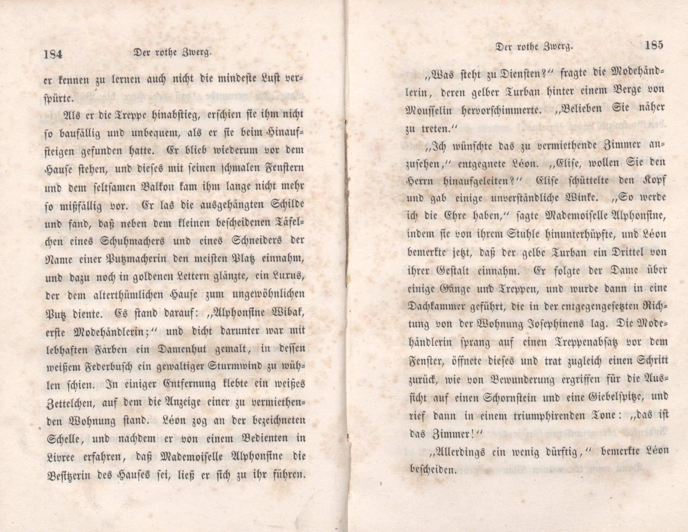 Das Buch der drei Schwestern [1] (1847) | 98. (184-185) Main body of text