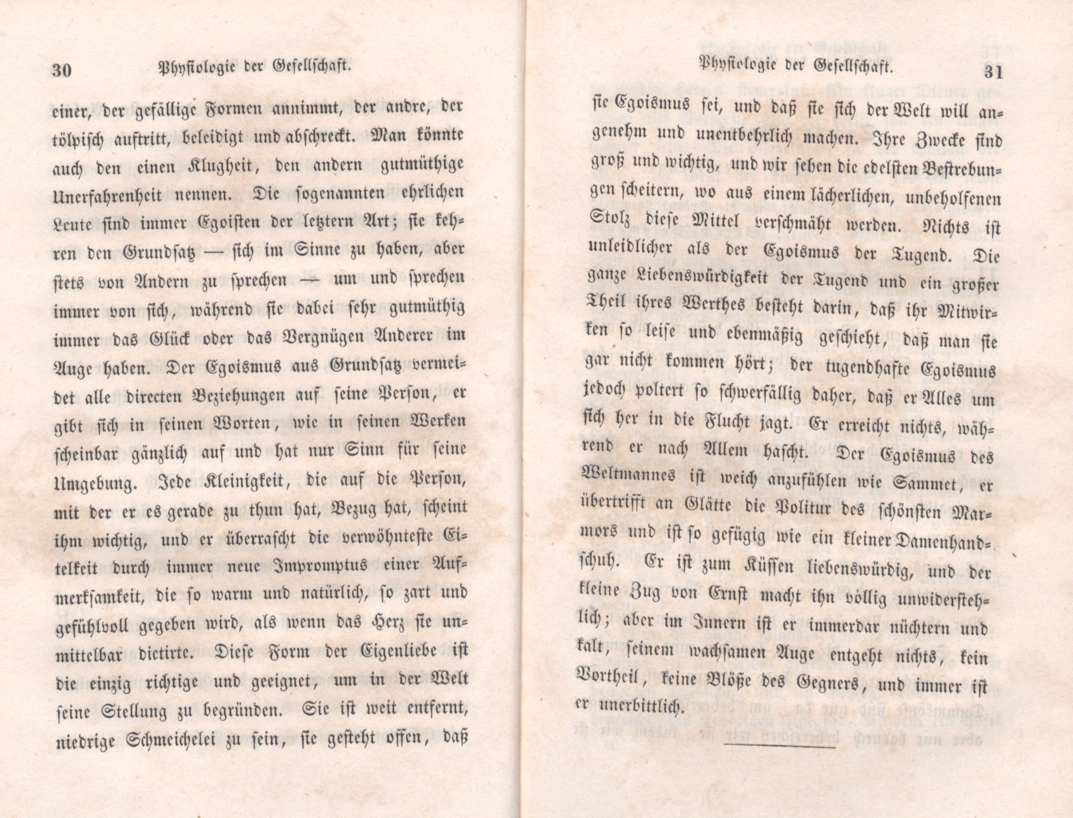 Physiologie der Gesellschaft (1847) | 16. (30-31) Основной текст